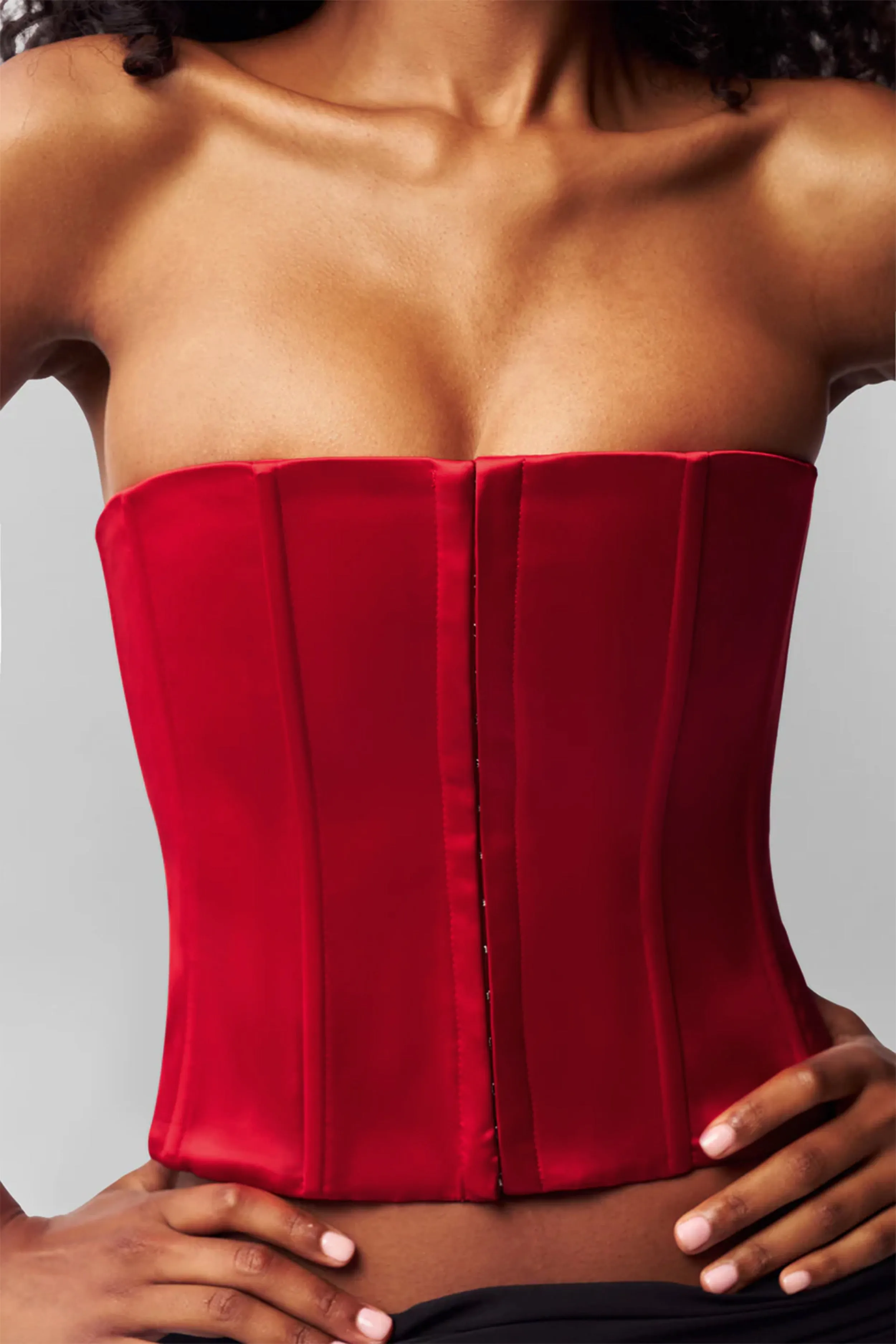 StretchComfort Satin Corset