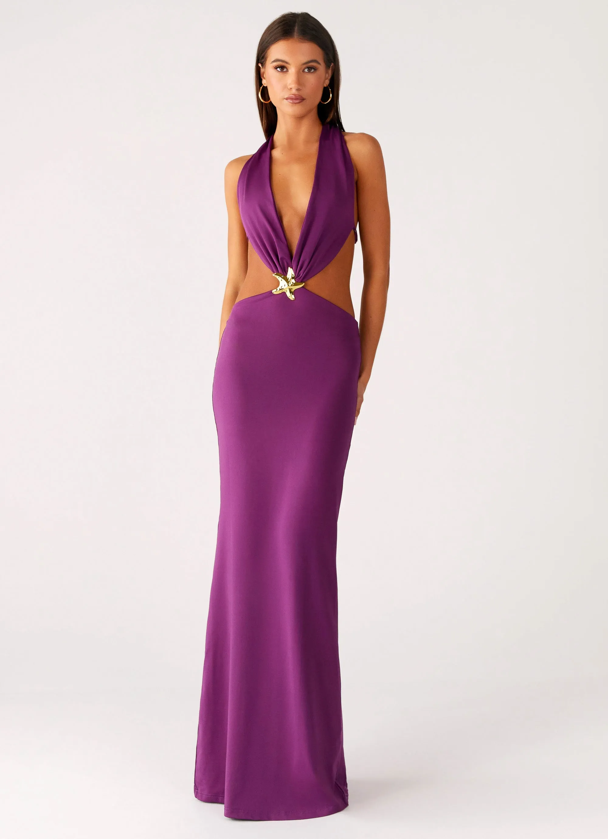 Sea Siren Maxi Dress - Violetta Subtle Detail
