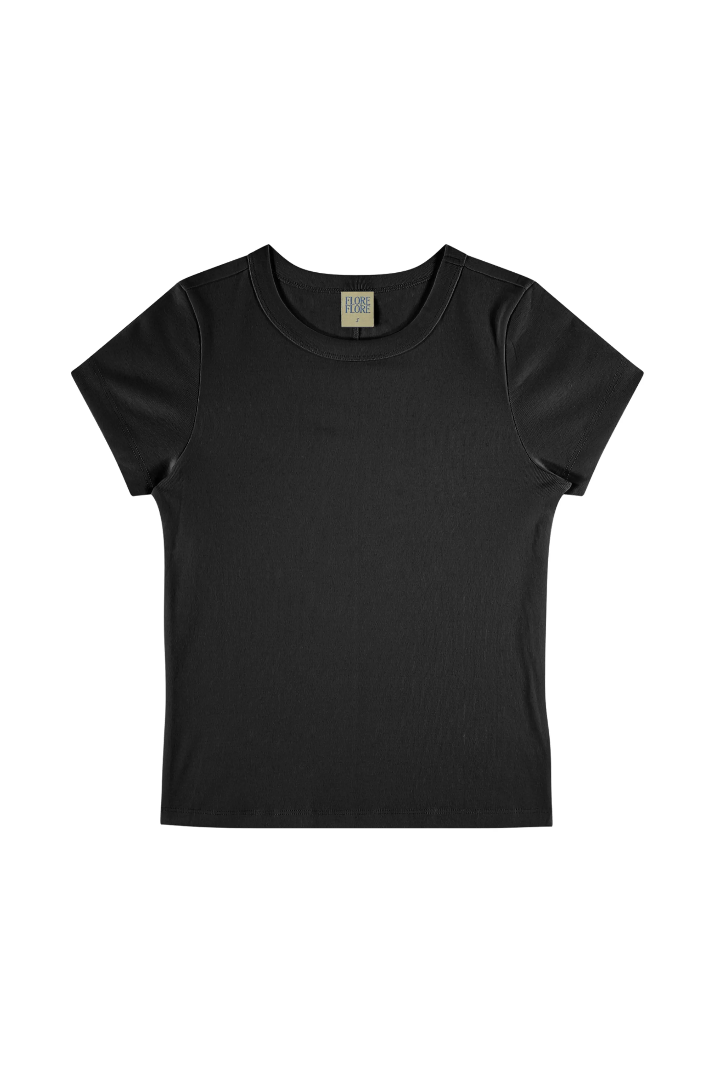 Car Tee in Black Casual Button-Down WrinkleFree Finish