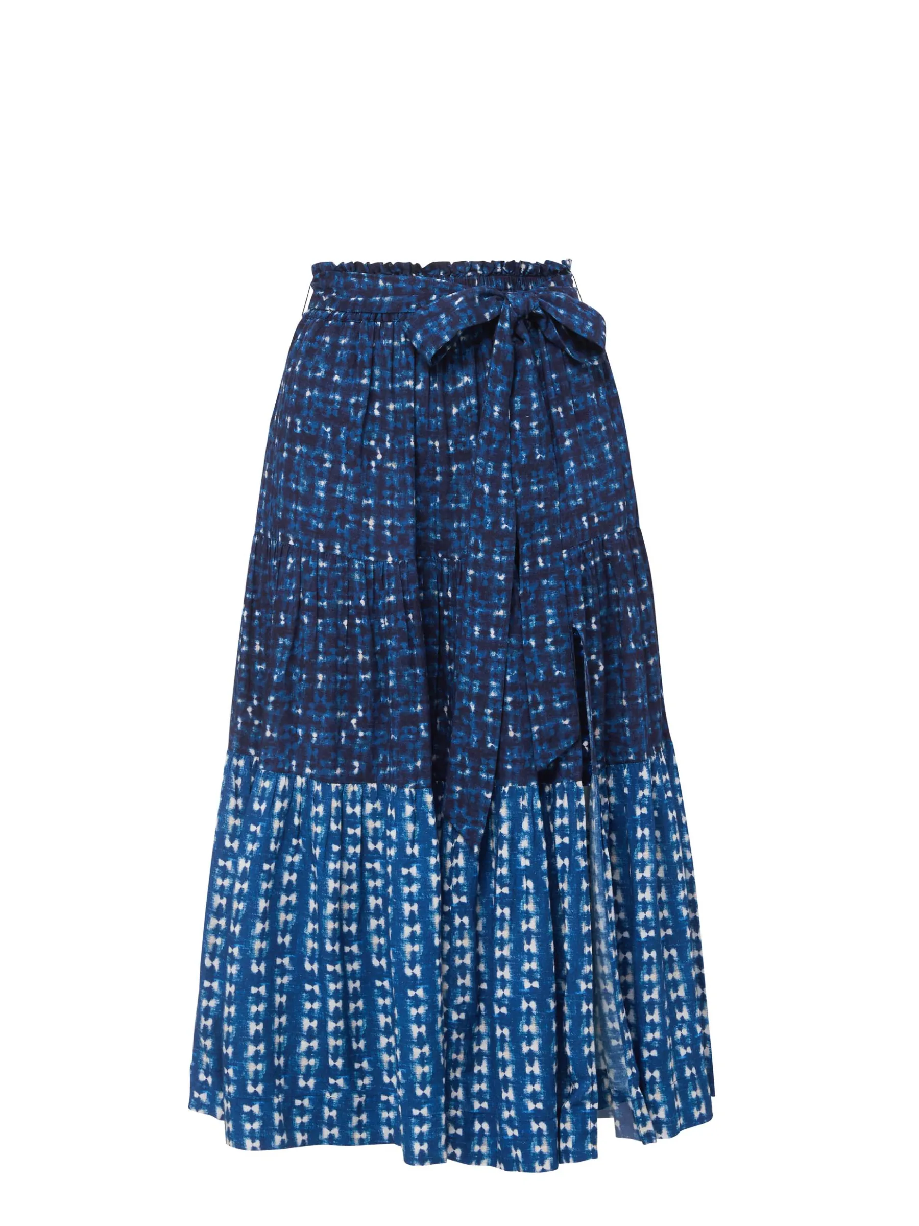 Thermal Regulating Jenni Skirt in Denim Tides Colorblock