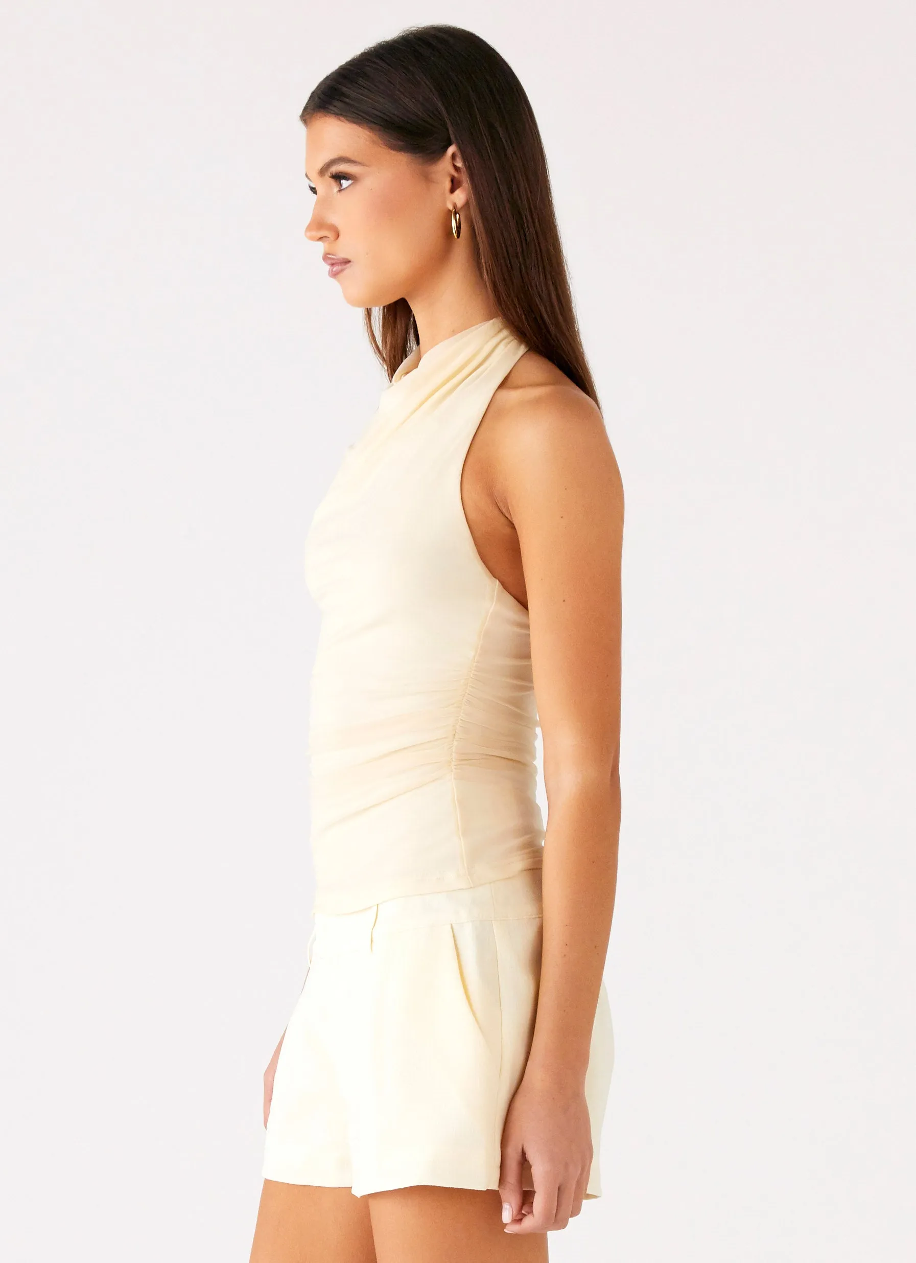 Rosana Halter Top - Butter Breathable fabric