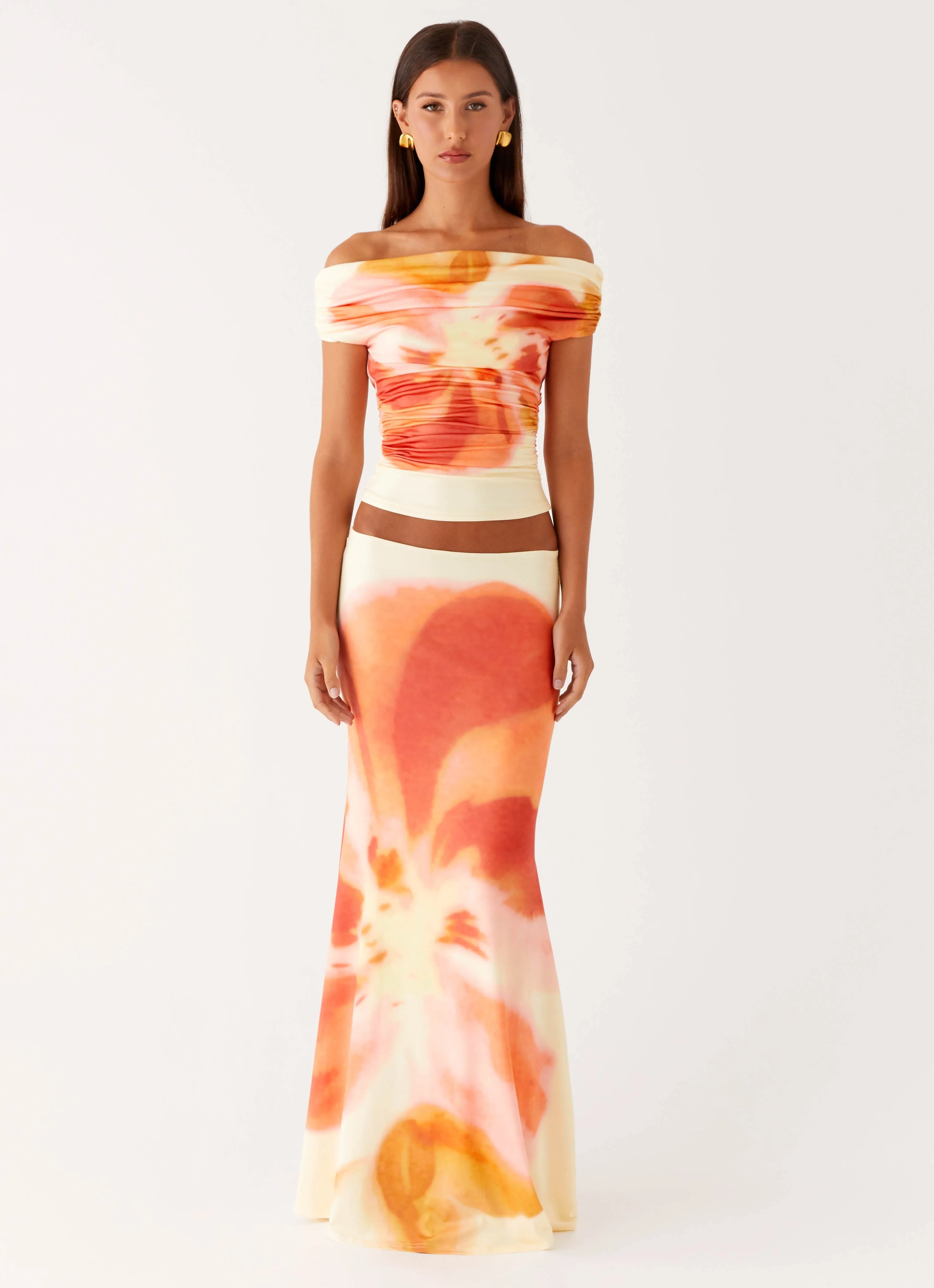 party look Moka Maxi Skirt - Mimosa Blossom