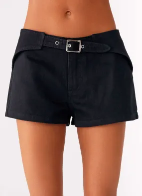 Montana Mini Shorts - Black Layer Ready Urban Flex