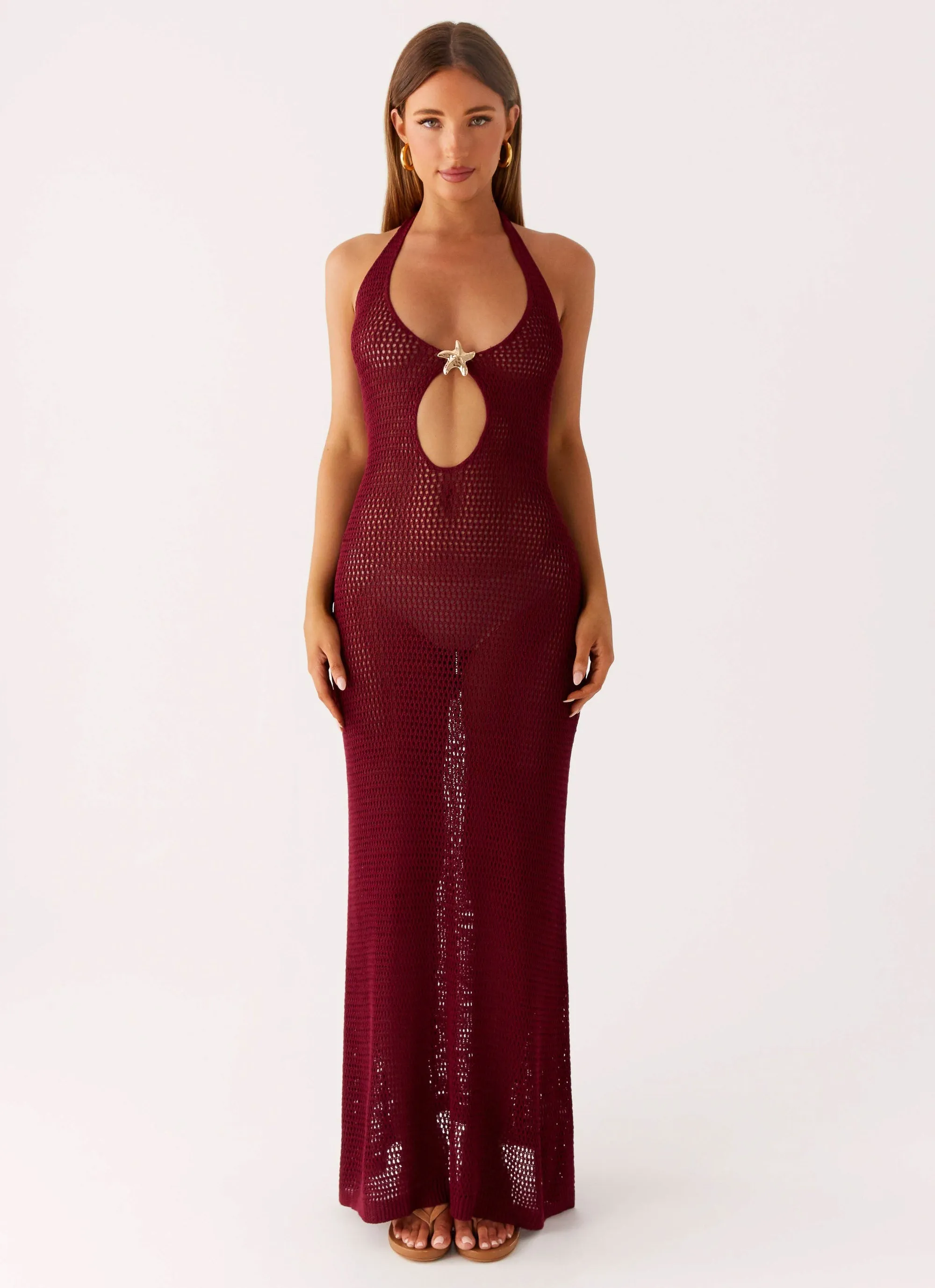 Work or Casual Everyday Movement Moon Tide Maxi Dress - Violetta
