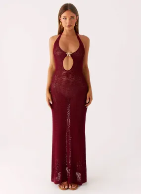 Travel Fashion Moon Tide Maxi Dress - Violetta