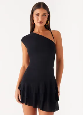 Moonrise Mini Dress - Black Mood Booster Stylish Line