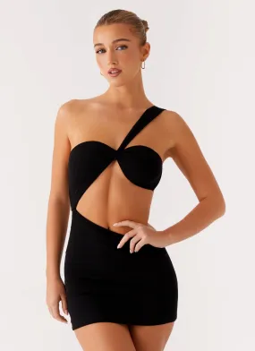 Morocco Mini Dress - Black Smooth Wear