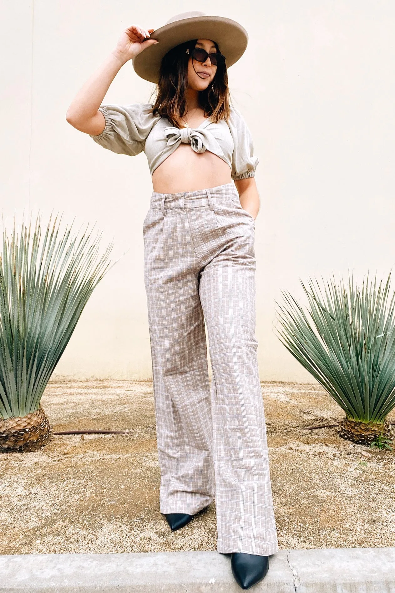 Motel Rocks Onfal Trouser - Taupe Essential Fit Reflective Trim Options