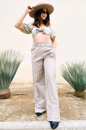 Work Flex Motel Rocks Onfal Trouser - Taupe