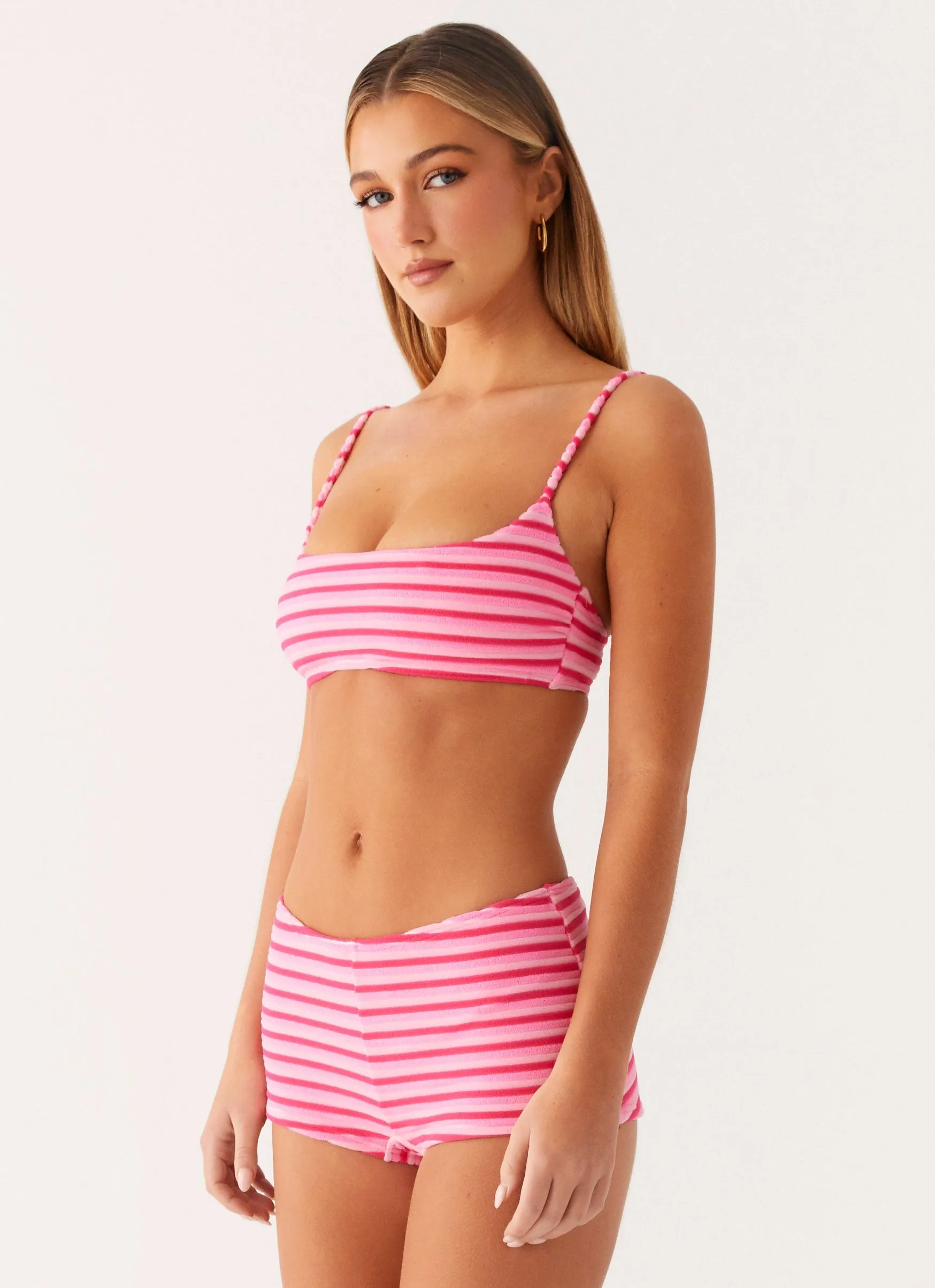 Versatile Swim Mauritius Swim Short - Pink Stripe