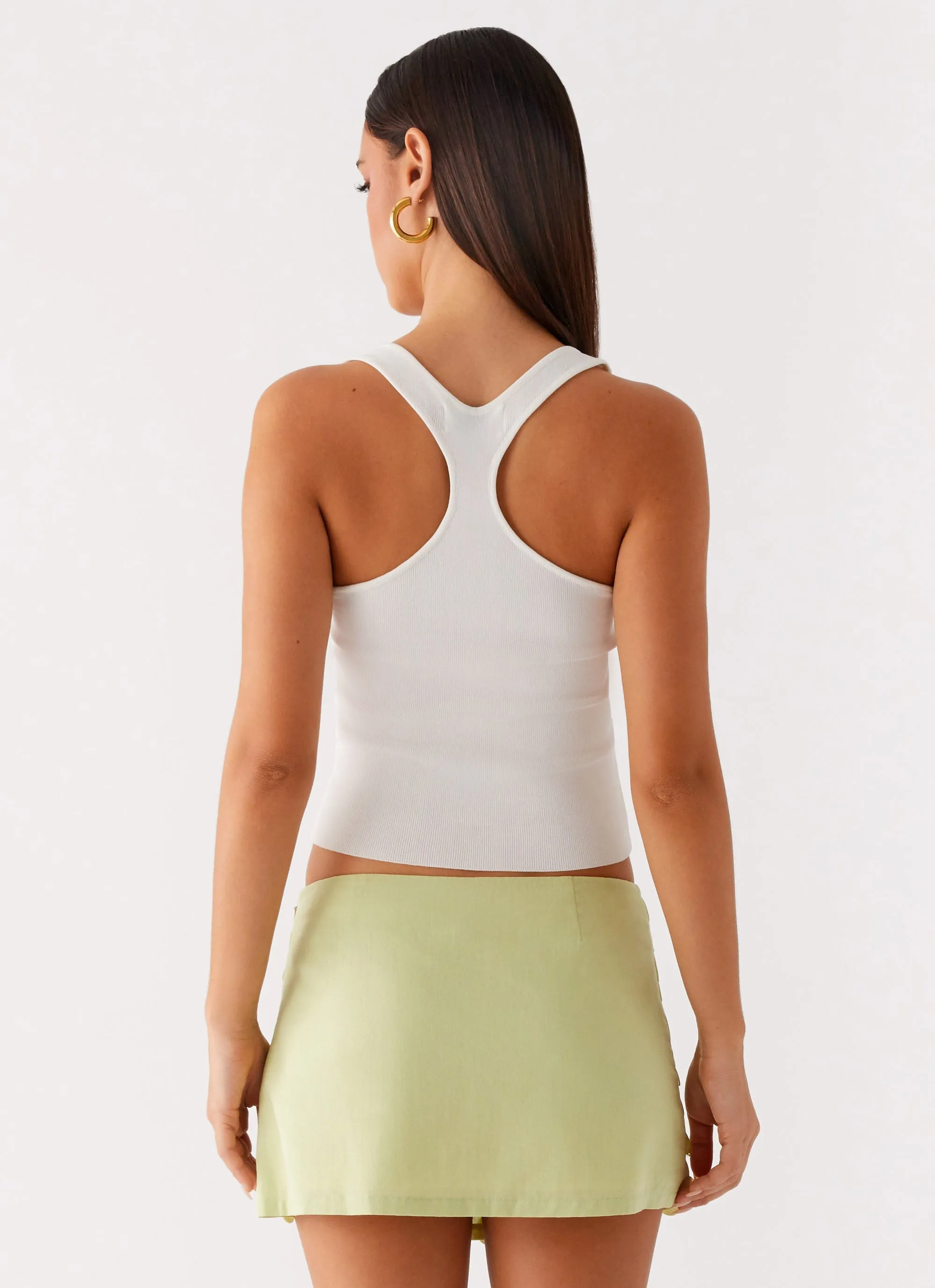 Movie Star Mini Skirt - Lime Green Lightwear Look