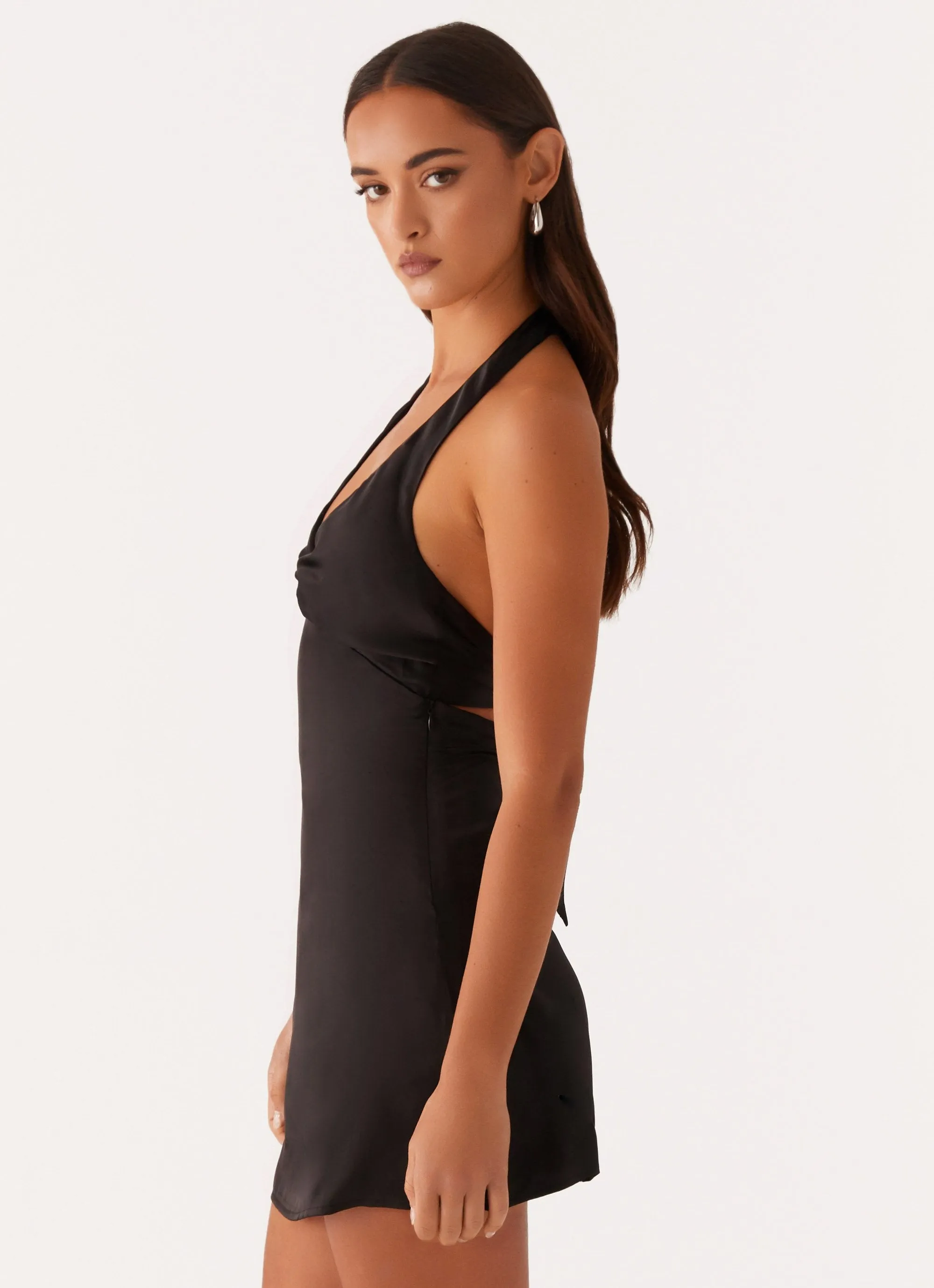 Bold Finish Stylist Pick Heavy Hearted Mini Dress - Black