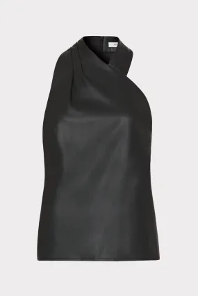 Ventilated Panel Design AntiPillingFinish Preston Vegan Leather Top