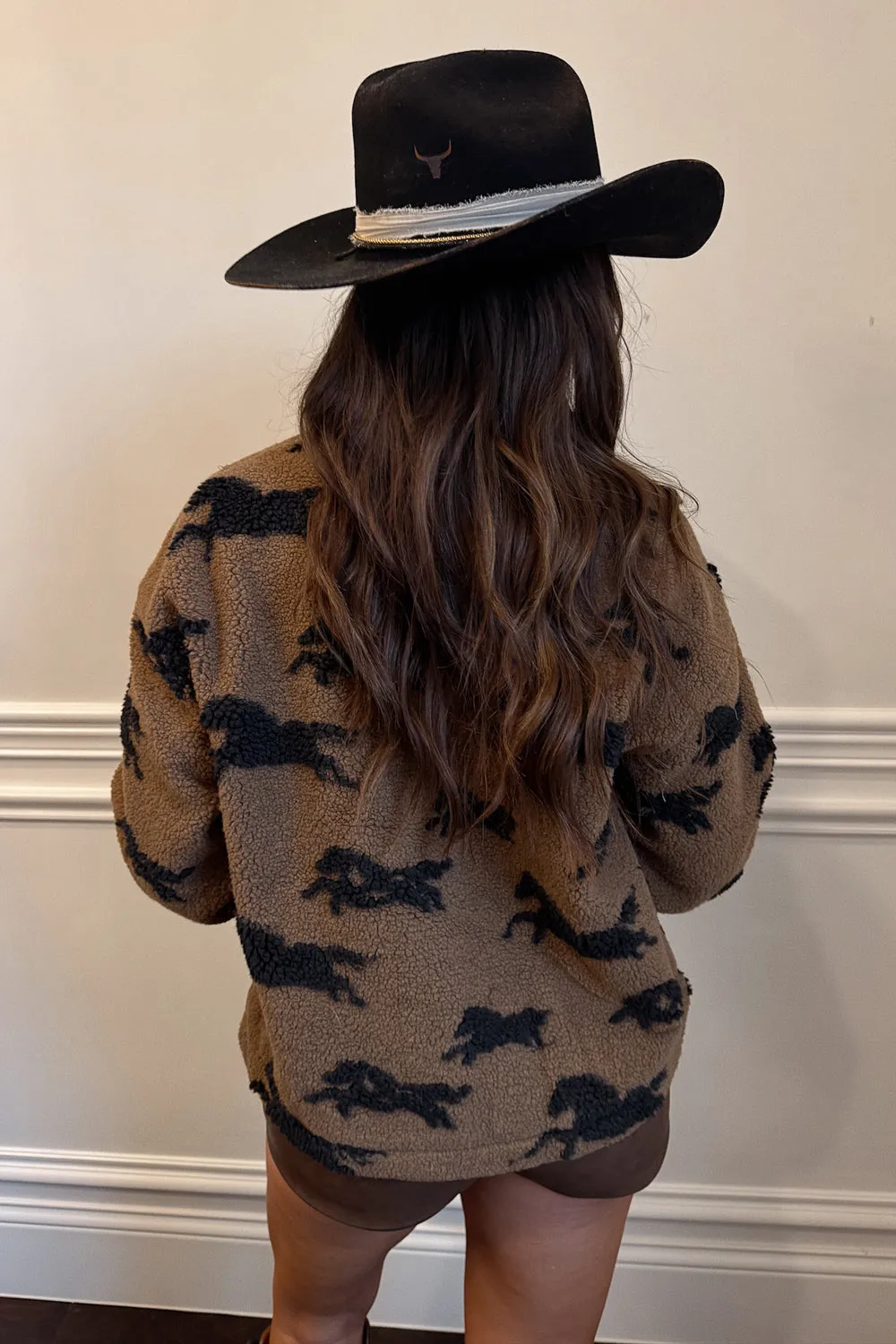 Run Wild Sherpa Jacket Double Stitch Reinforcement