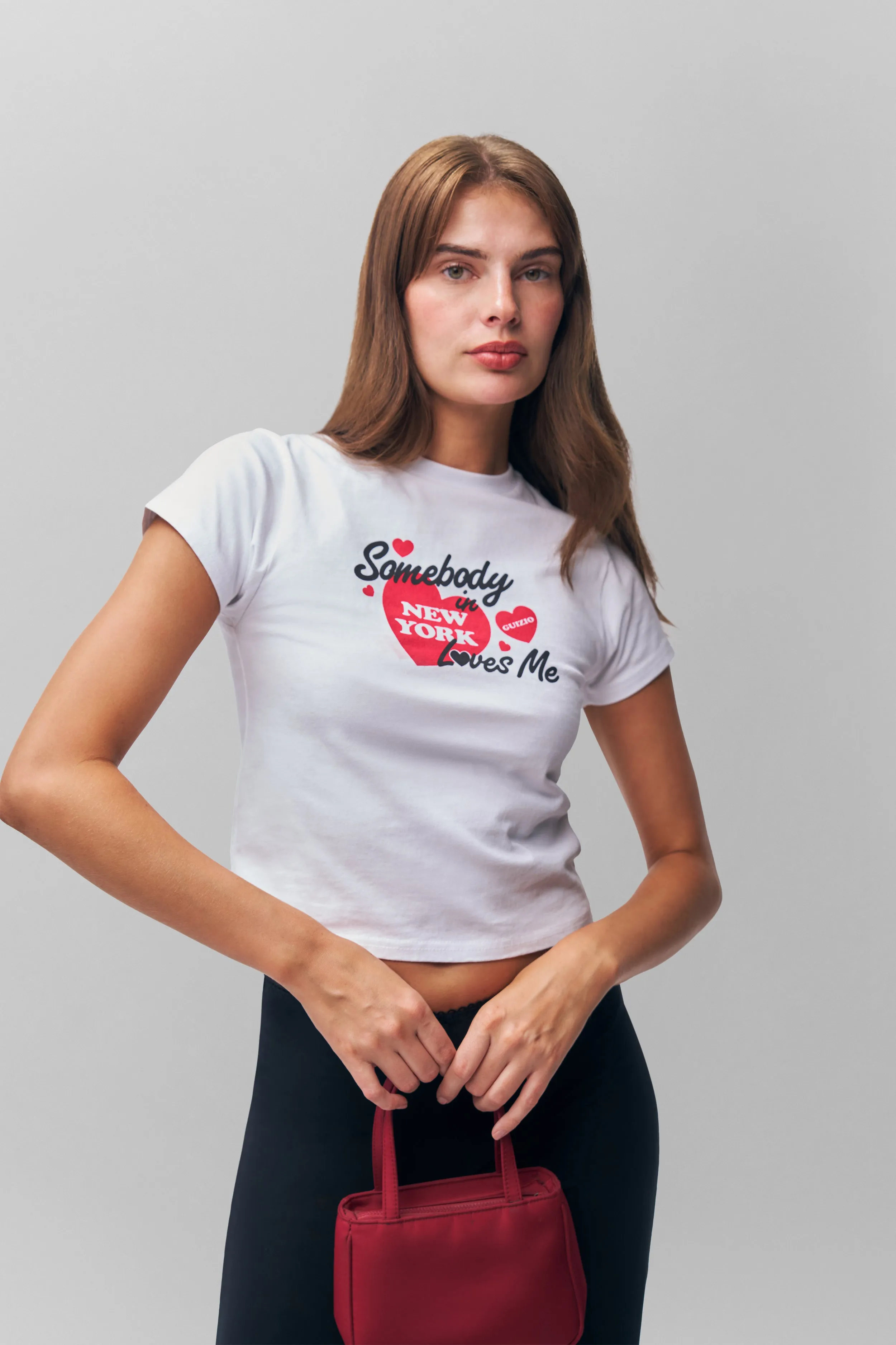 Shrunken Tee NY Everyday Wear Tapered Cut