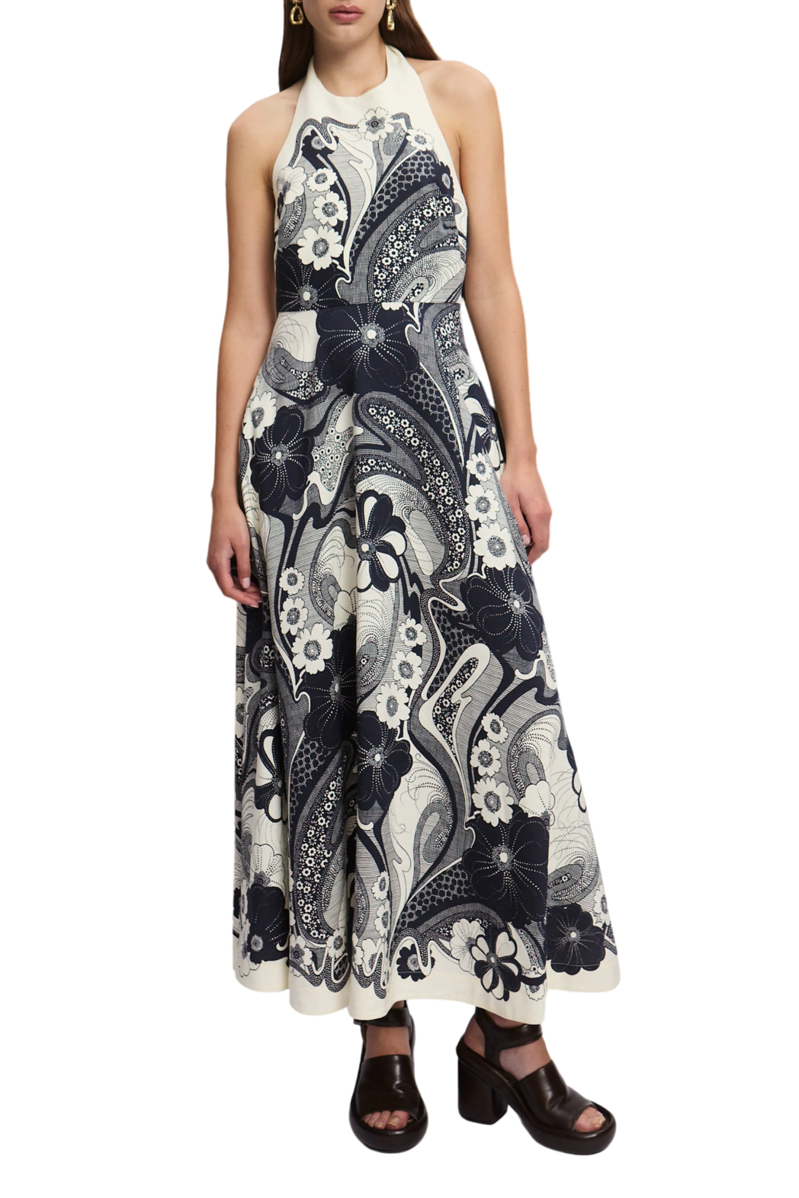 Bold Touches Mickey Midi Dress