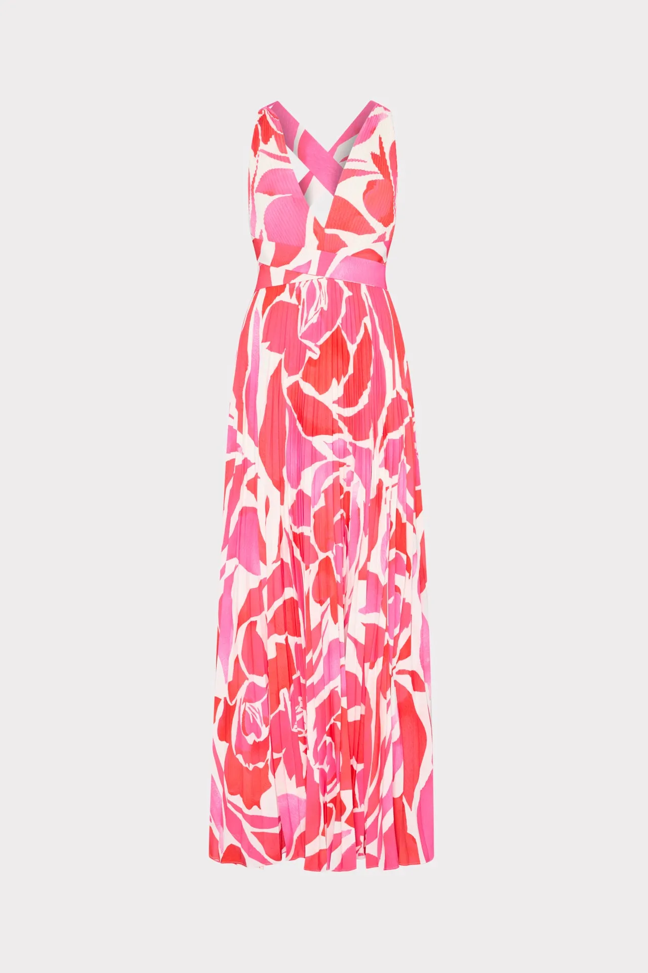 Oria Dream Rose Pleated Dress Subtle Finish Practical work-to-play piece