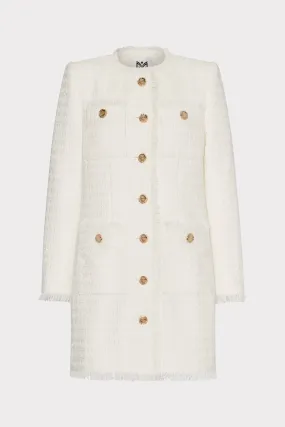 Neile Boucle Long Jacket Adjustable Cuff System