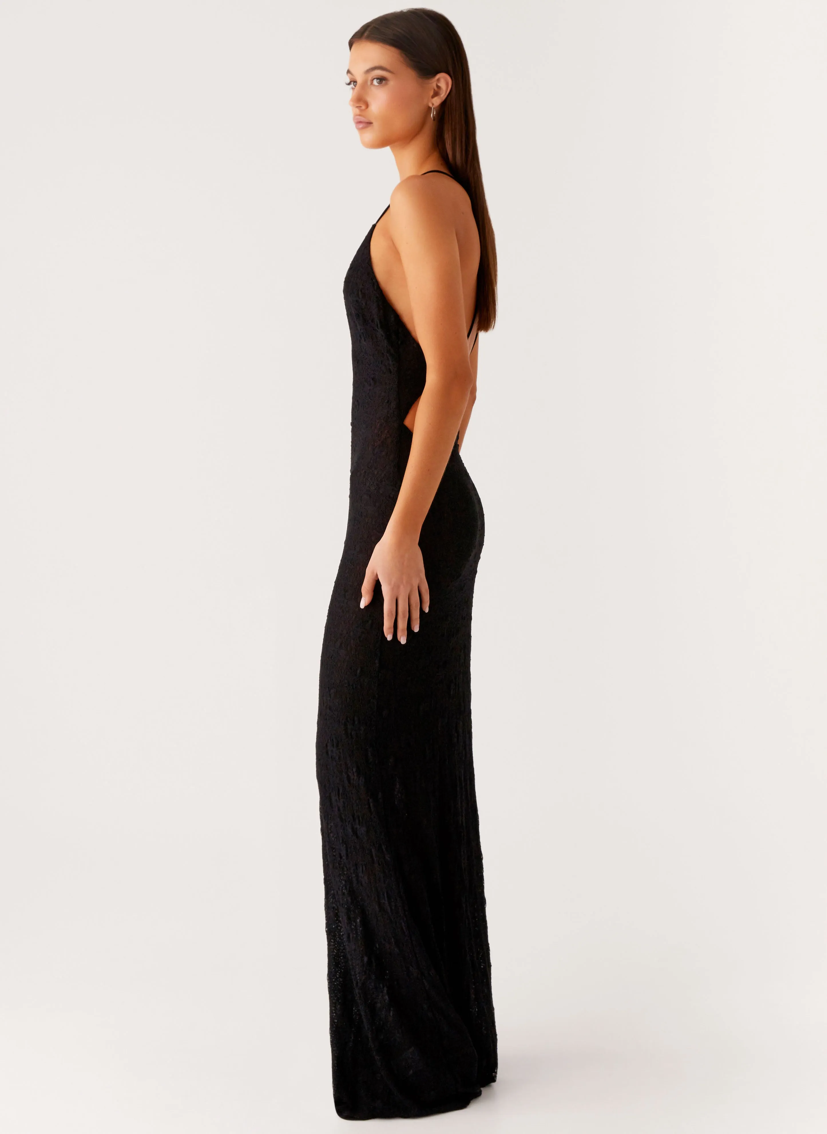 Kylia Maxi Dress - Black Cool Simplicity