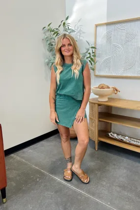 Neutral Ground Top & Skort Set Reinforced Hem Durable Interlock Stitch