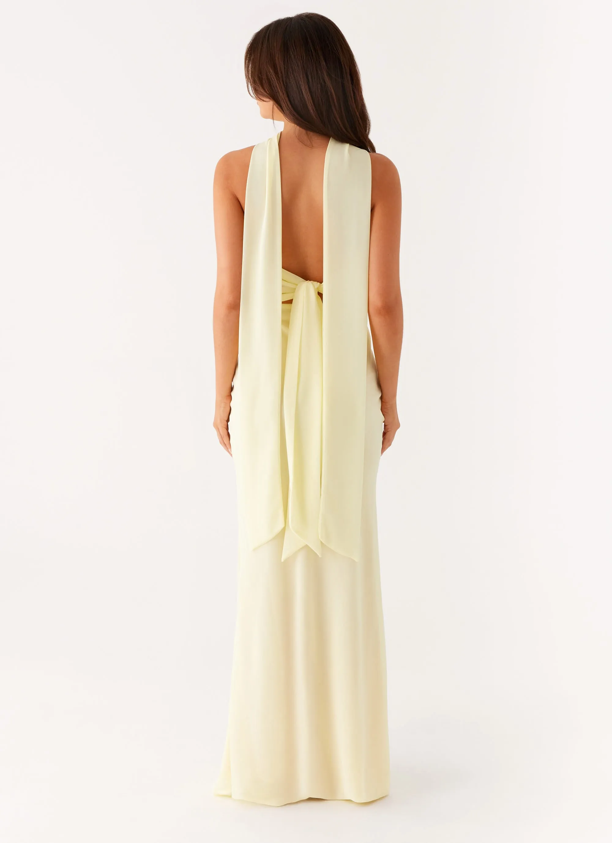 Bold-Color New Light Maxi Dress - Yellow