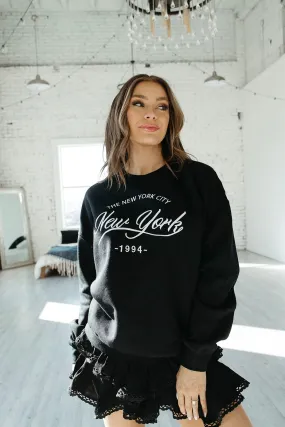 Recycled Polyester Material New York Sweatshirt