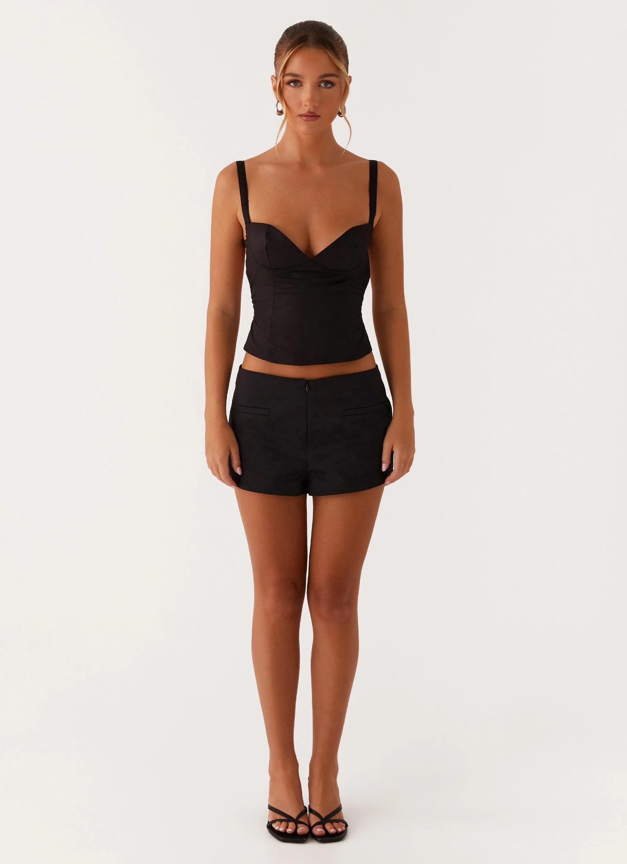 Nia Micro Short - Black Durable Activewear