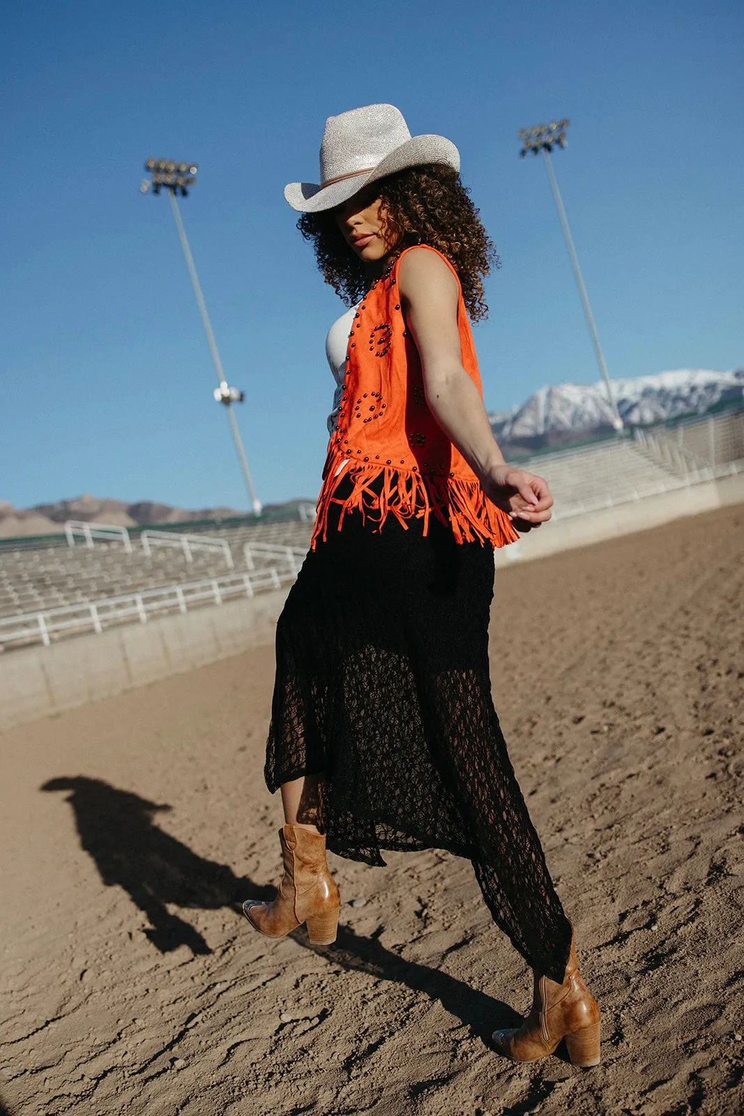 No Saints in this Town Lace Skirt Versatile Wear