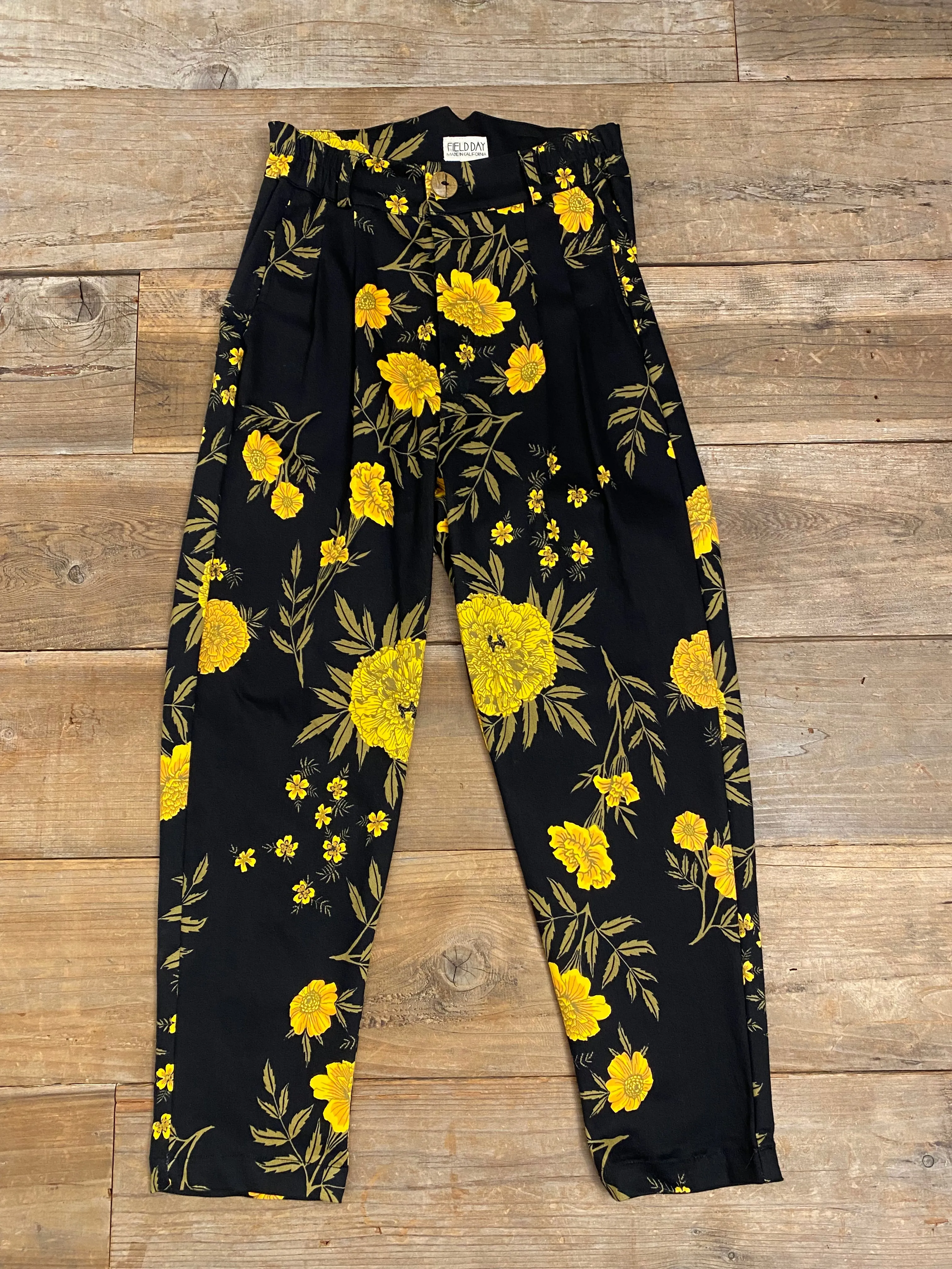 Perfect Pant in Black Marigold Anti Chafe Lining NonSlipInnerGrip
