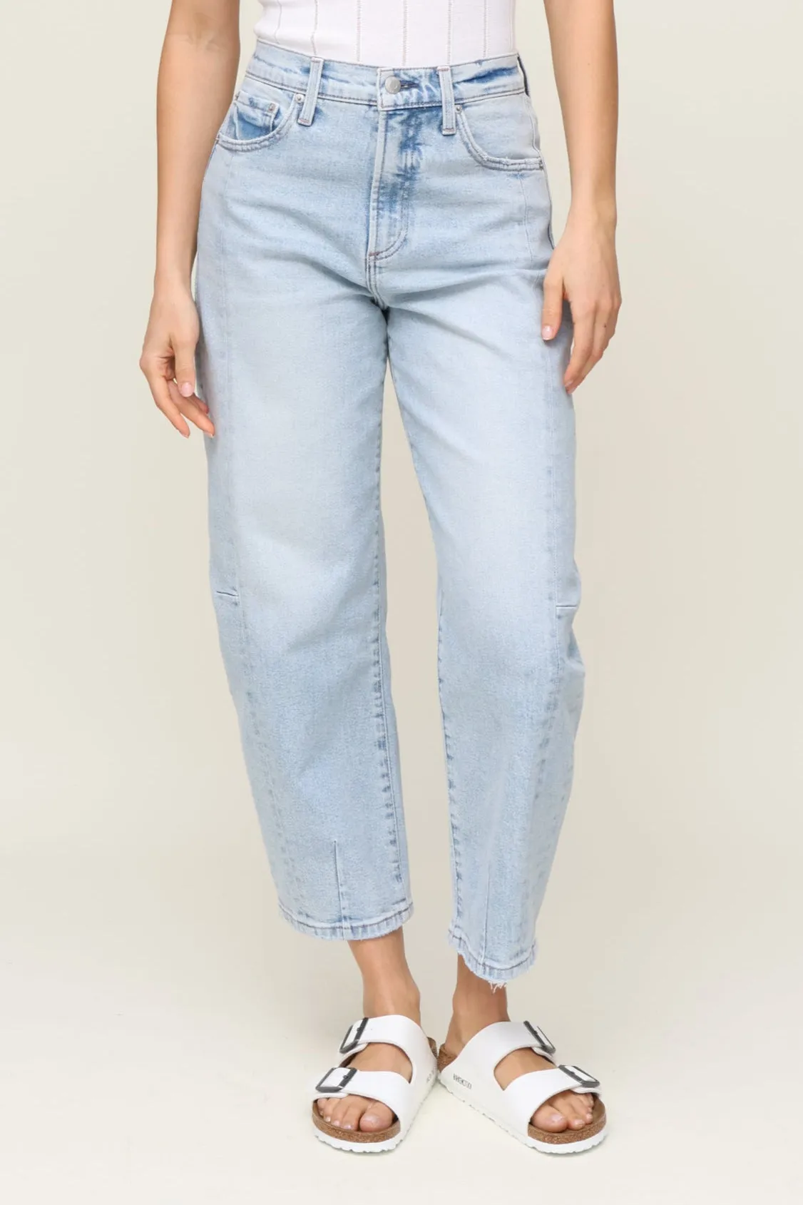 Eli Barrel - Sun-kissed Non Restrictive Fit Side slits