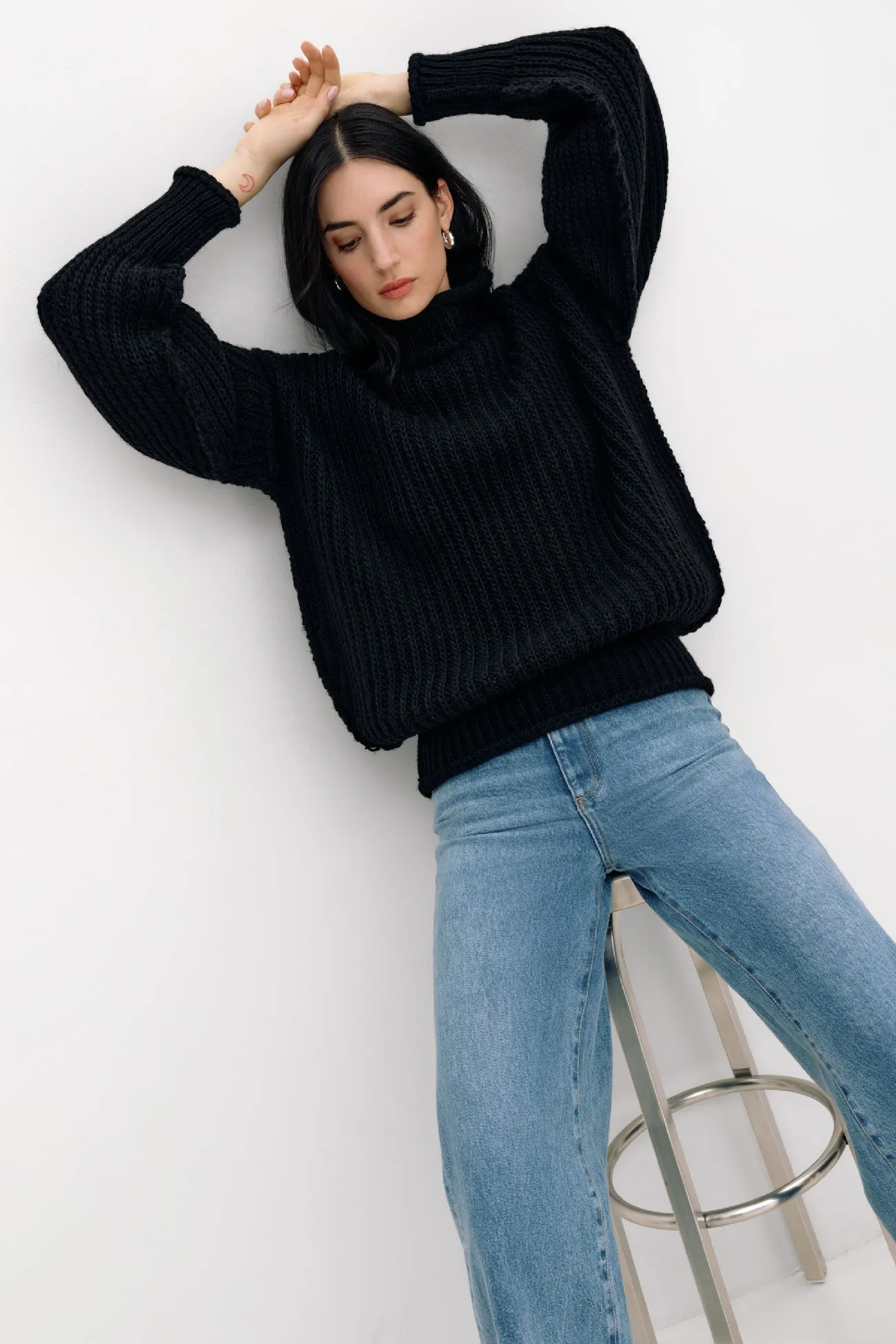 Wool Sweater Thermal Regulation System Brenda Sweater