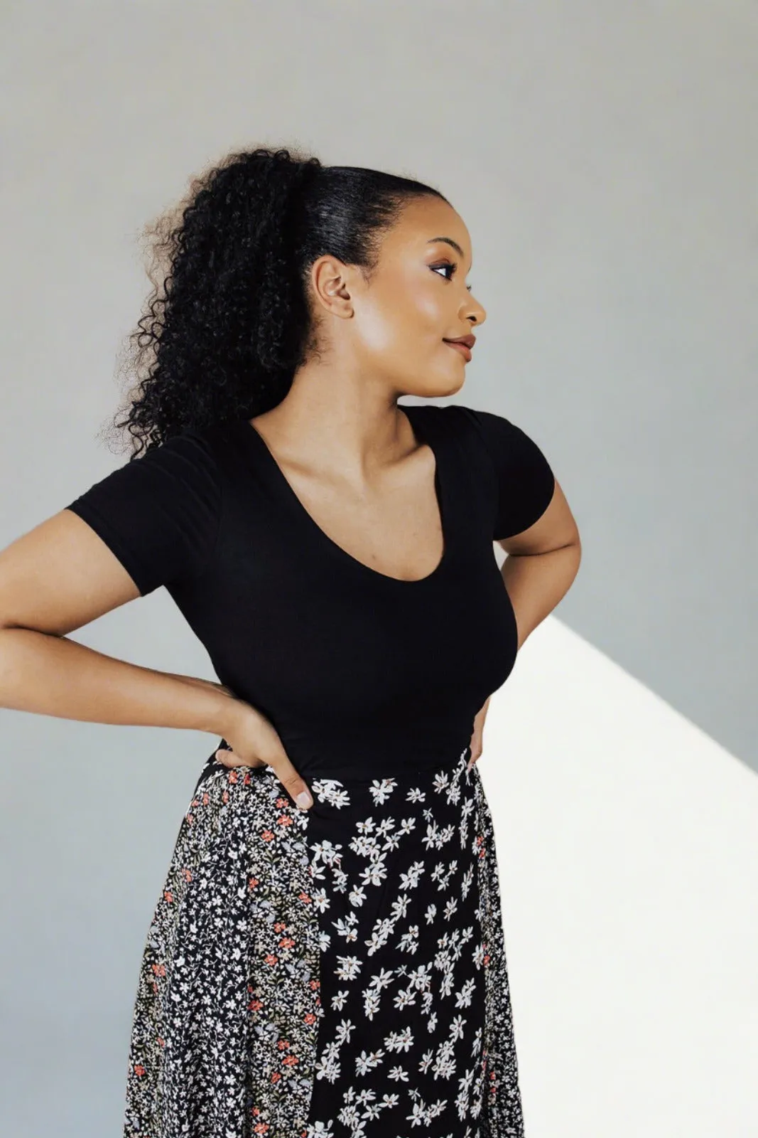 Overdrive V-Neck Top Four Way Stretch LightReflectiveTrim