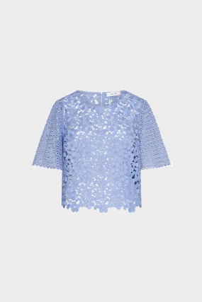 TumbleDryFriendlyMaterial Floral Geo Combo Lace Top