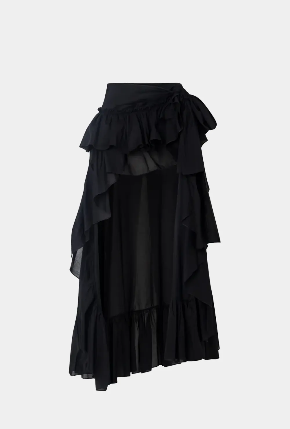 BAHAMAS WRAP SKIRT BLACK Casual Design MultiPocketDesign