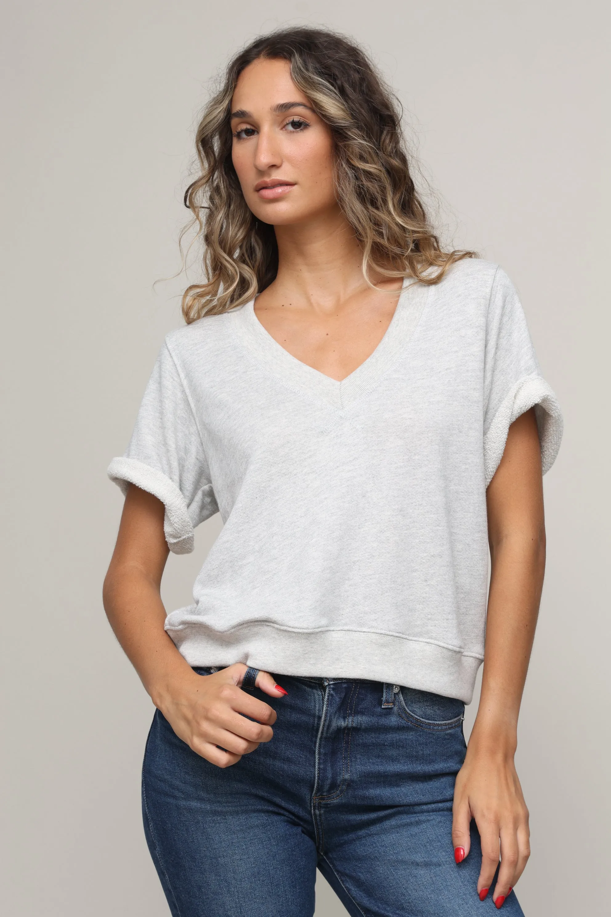 LaserCut Edges Thermal Regulating Design Briggs French Terry Sweatshirt