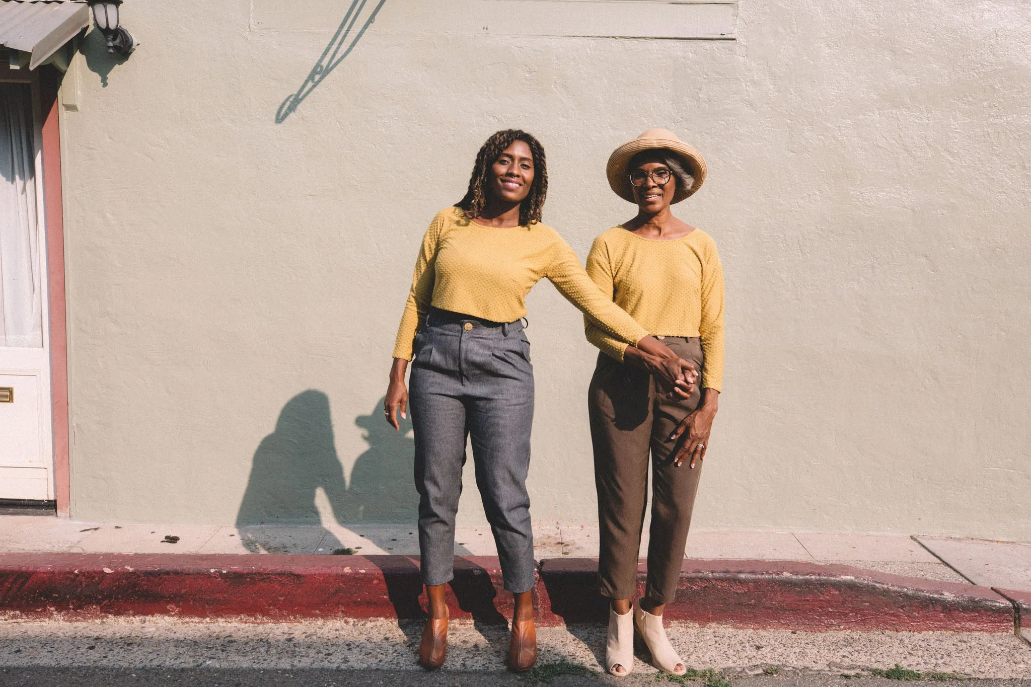 Shelby Crop Top in Dotted Dijon MoistureControl