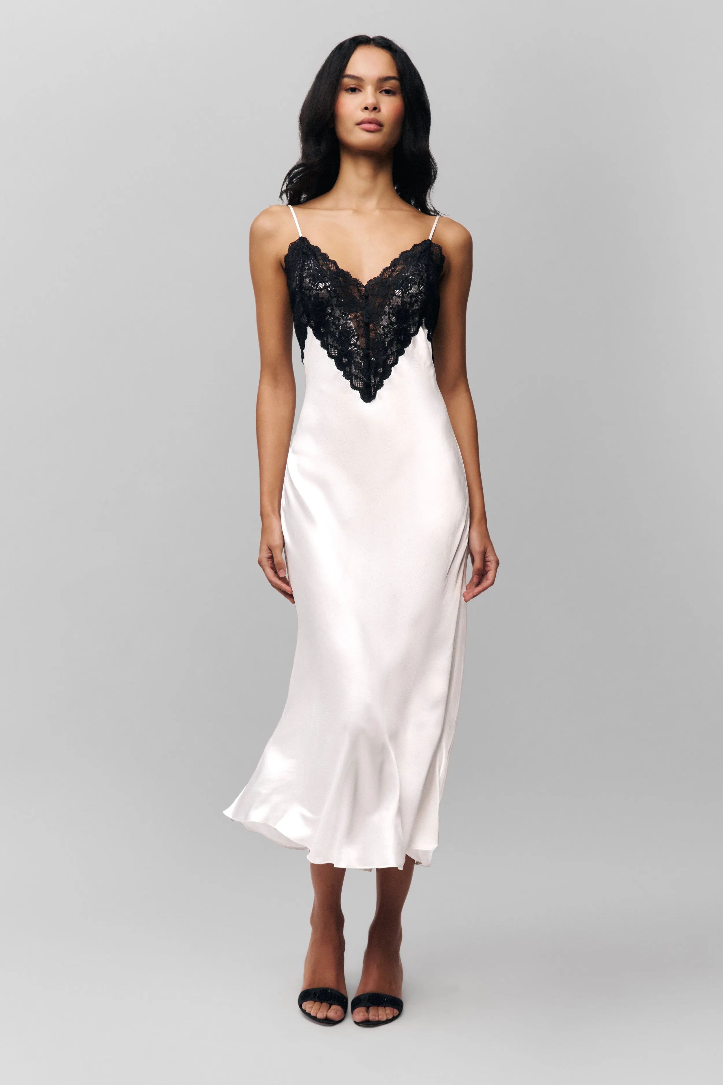 Nova Slip Midi Dress Countryside-Style Flattering Cut Wear