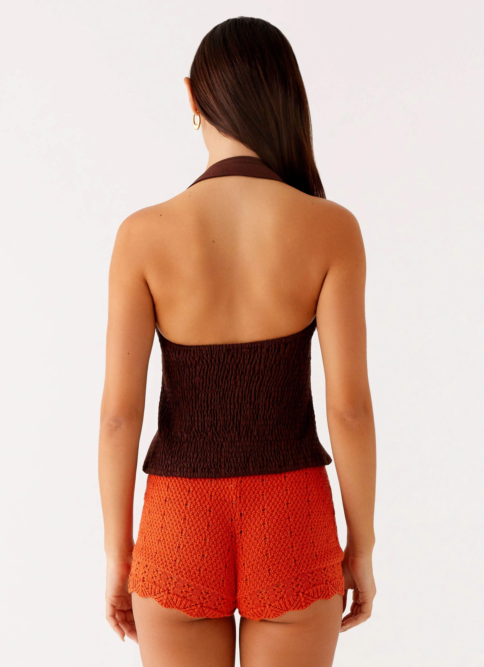 Oakley Low Rise Mini Shorts - Orange Layering Comfort OrganicCotton