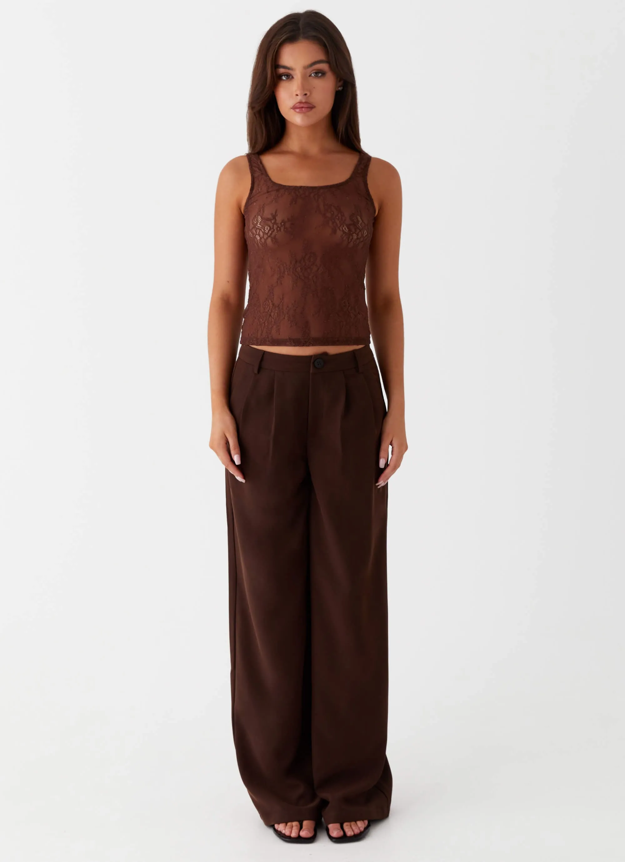 SoftTouchFinish Ravenscroft Suit Pants - Dark Chocolate