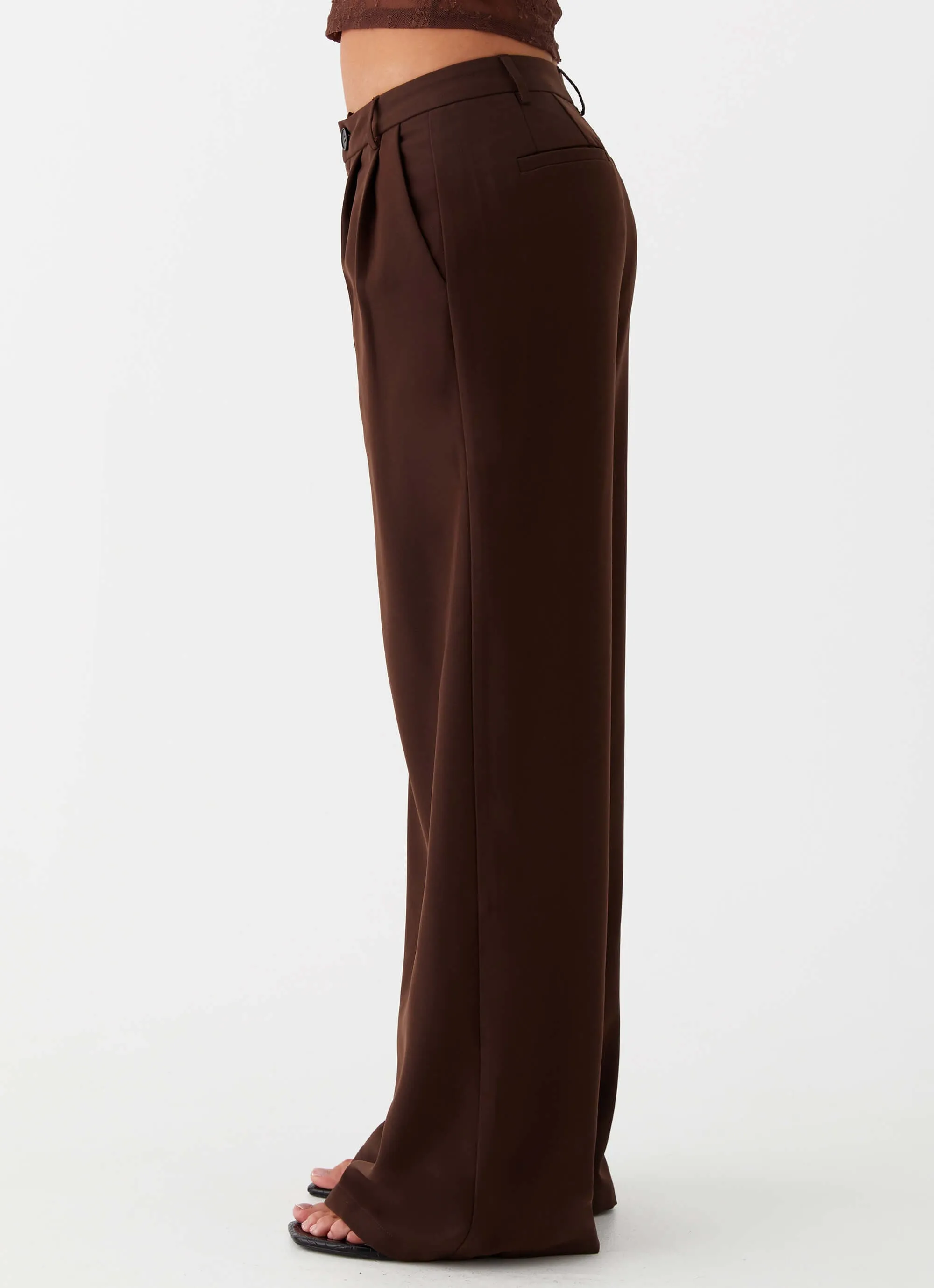 Work Flex Odor Control Treatment Ravenscroft Suit Pants - Dark Chocolate