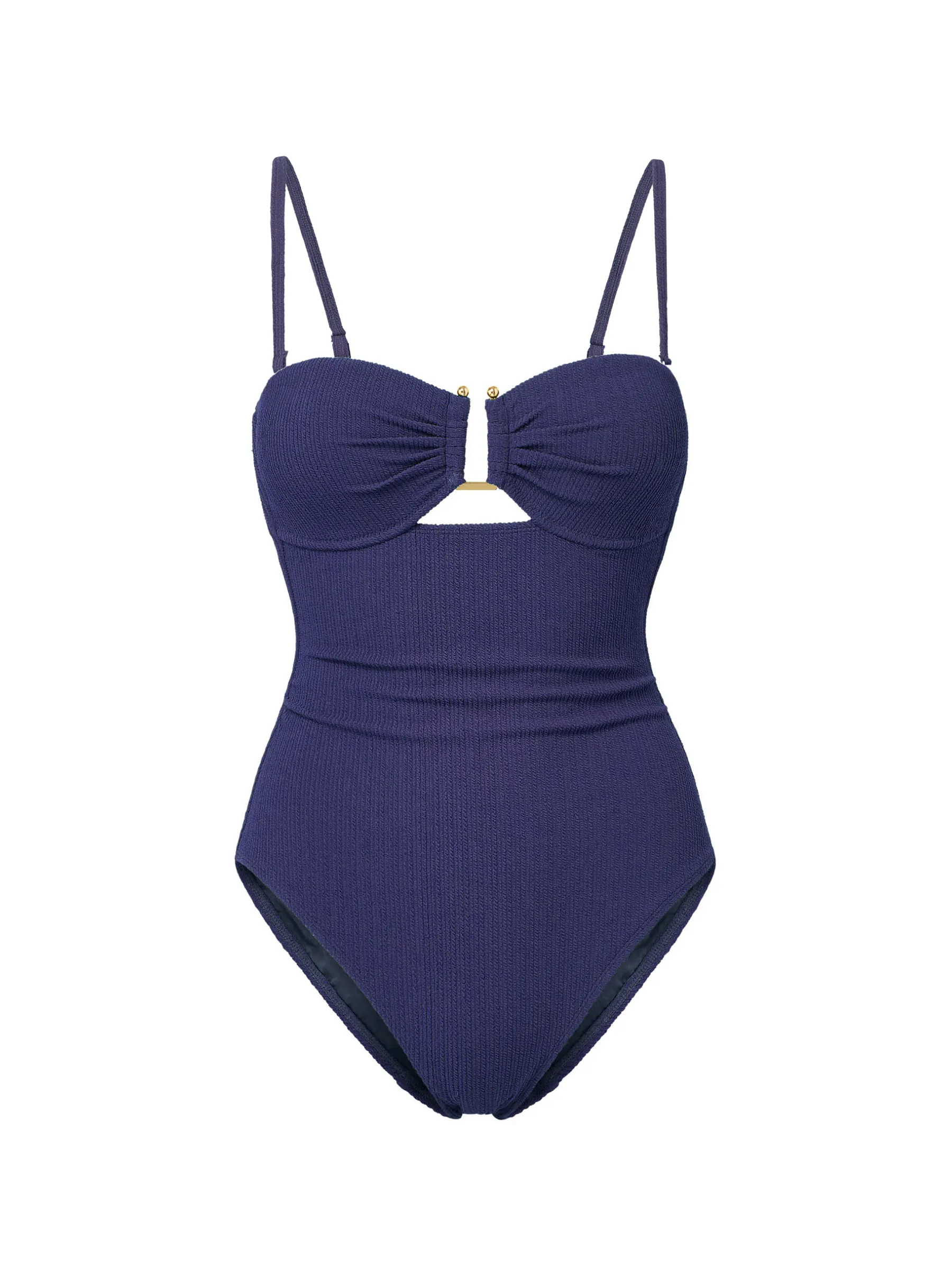 Compression Fit Juliette One Piece In Navy Texture