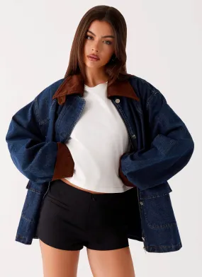 Koda Denim Jacket - Indigo Tolerance suitable for graduations