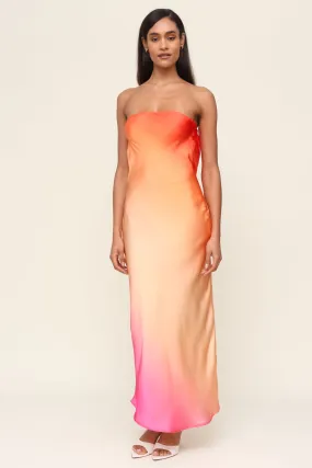 Sunset Drift Strapless Dress Timeless Beauty