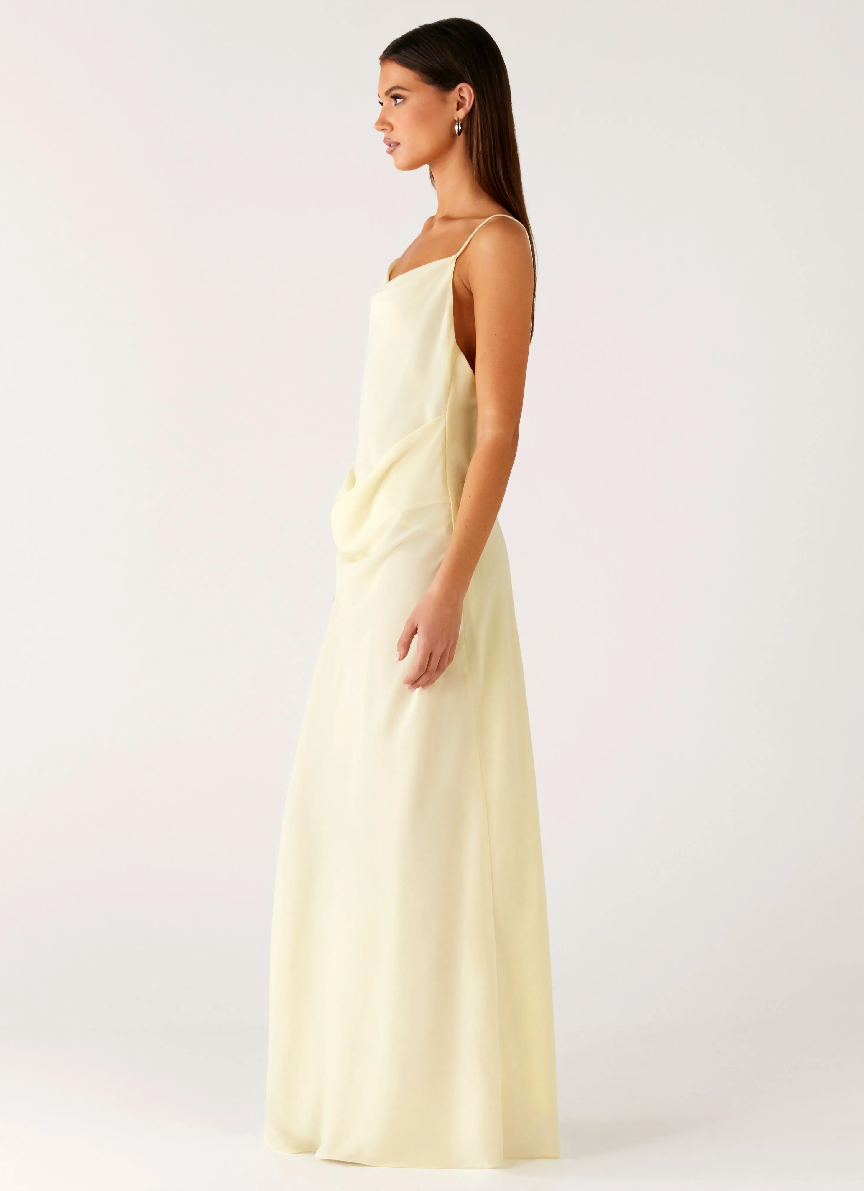 loose silhouette Timeless Touch Oliana Maxi Dress - Yellow