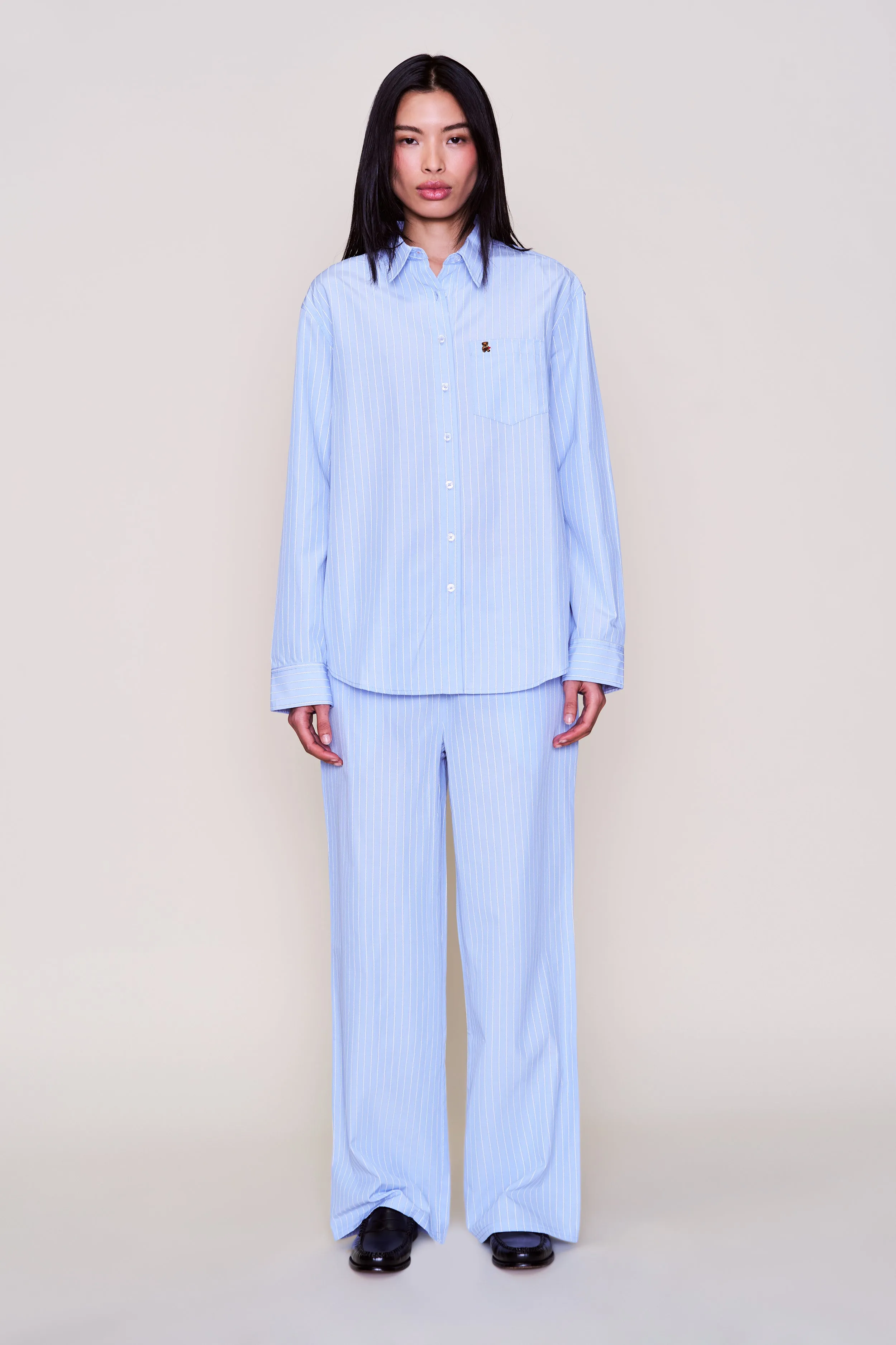 DoubleLayered Collar Oona Buttondown