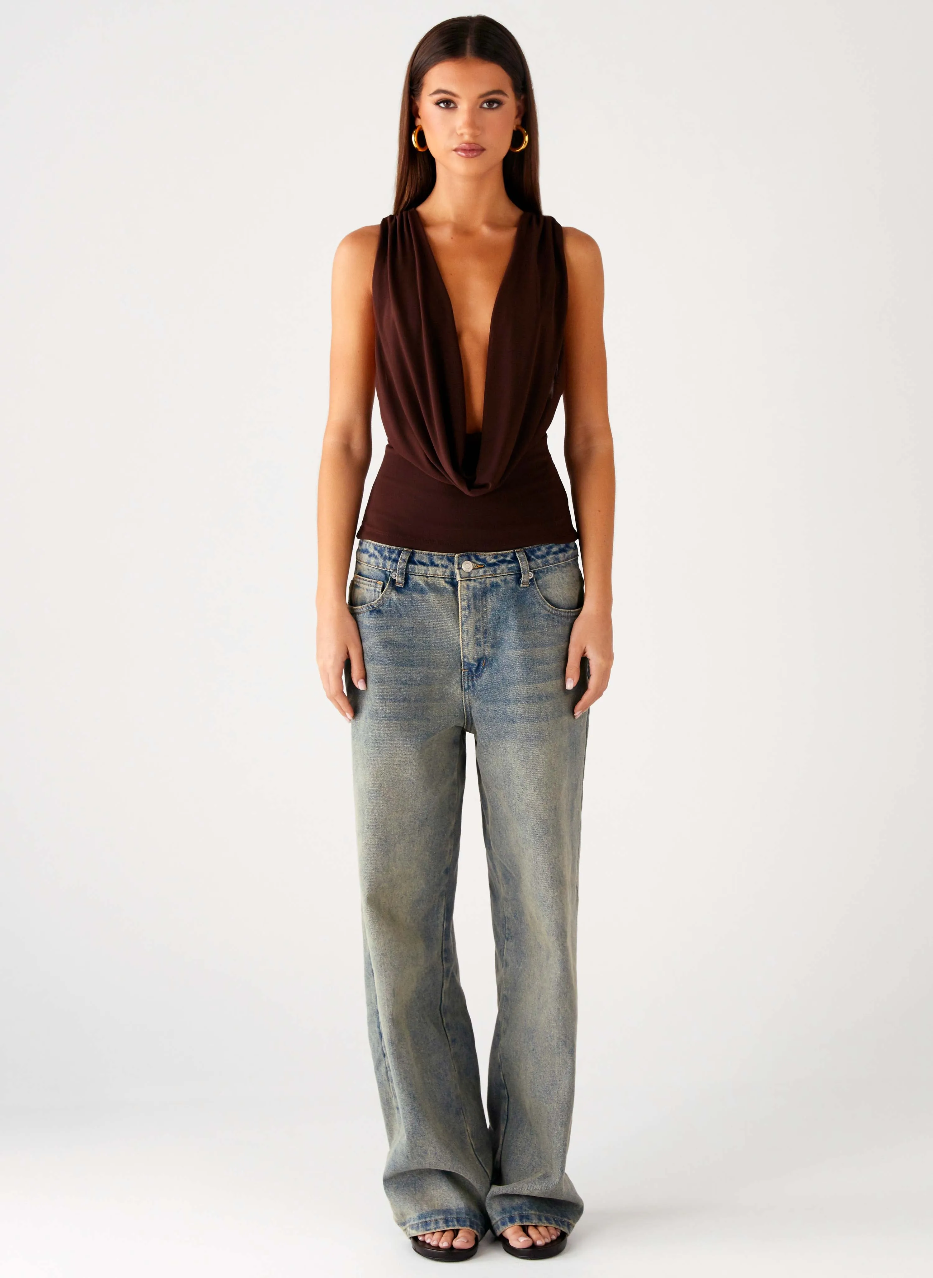 Oracle Top - Chocolate Anti Pill Surface