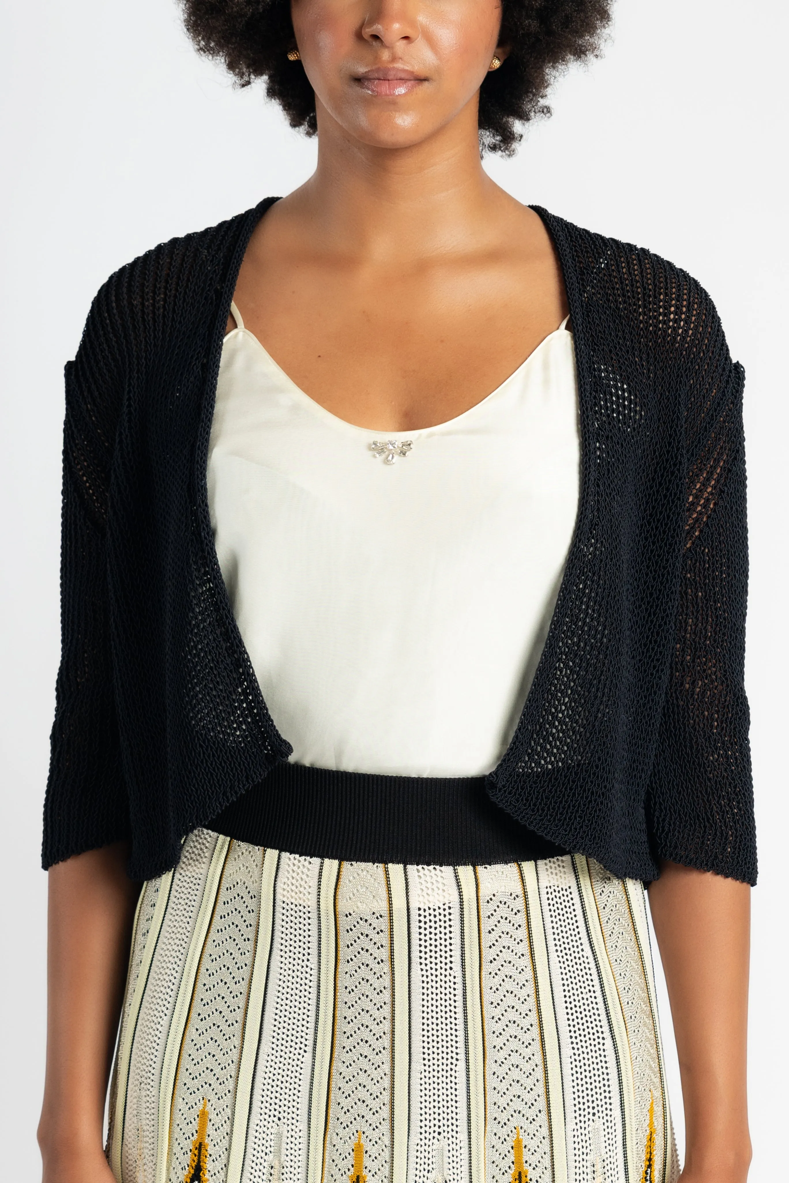 Versatile Layering Organic Cotton Blend Rib Knit Cardigan