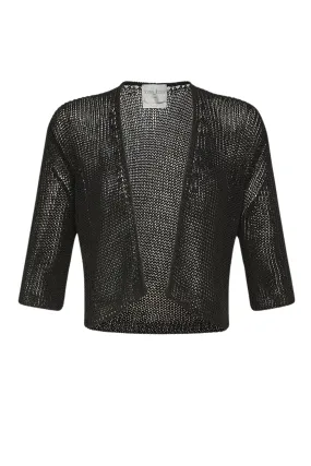 Organic Cotton Blend Rib Knit Cardigan FadeResistant Dye