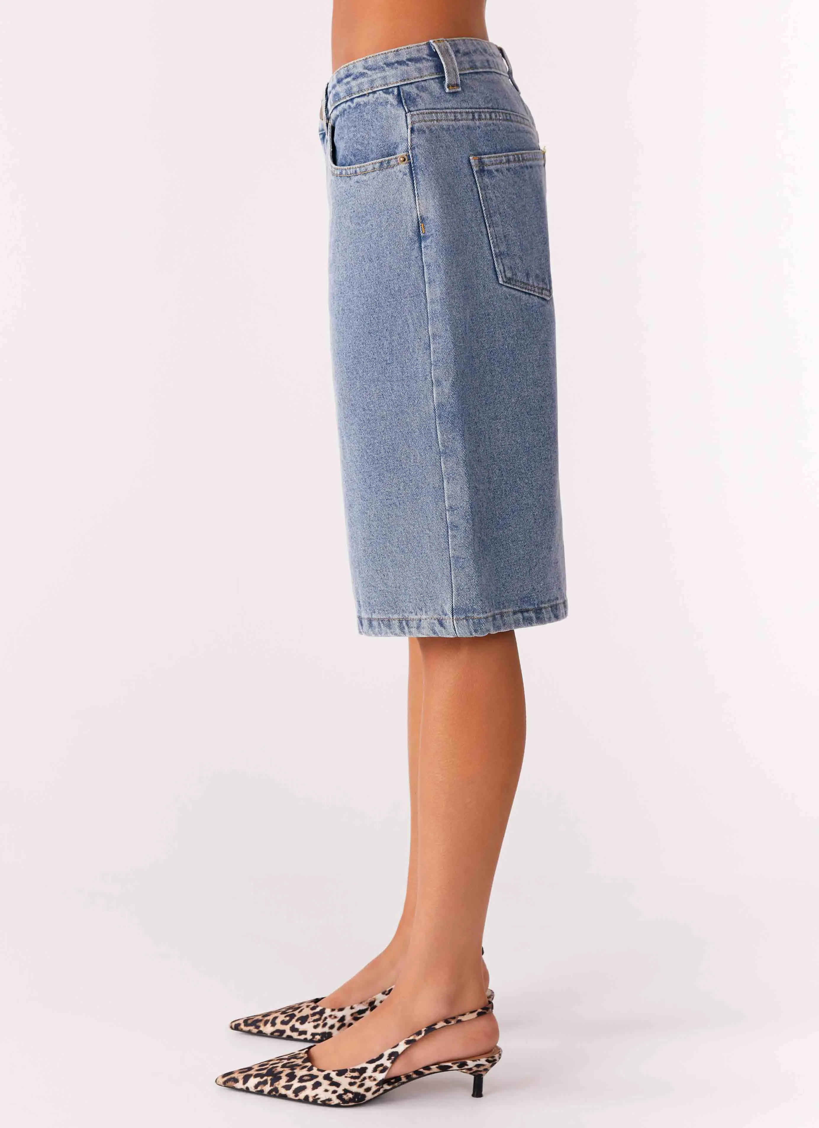 Orleans Denim Jorts - Blue Light Stretch