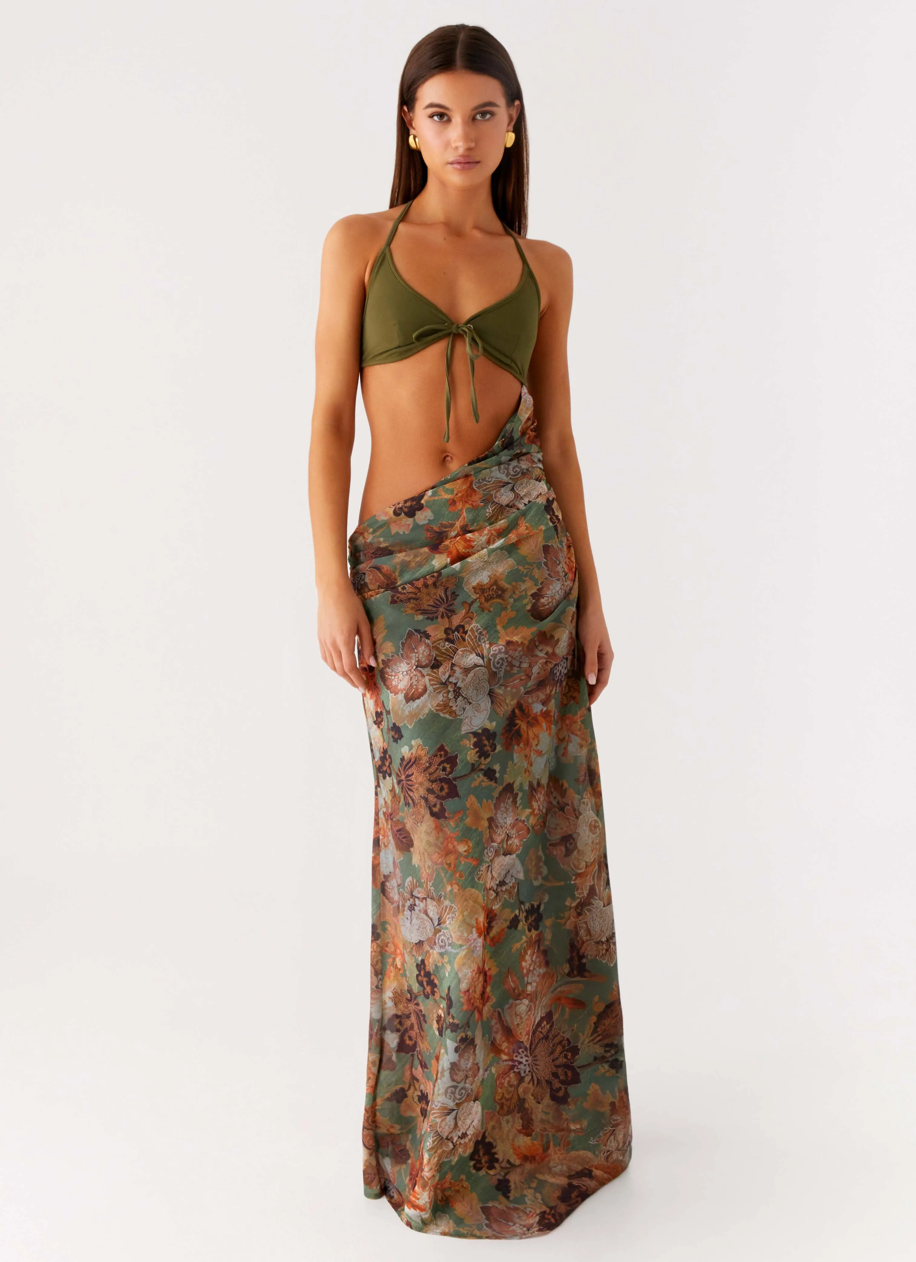 Overgrown Maxi Dress - Vintage Blossom Urban Minimalism